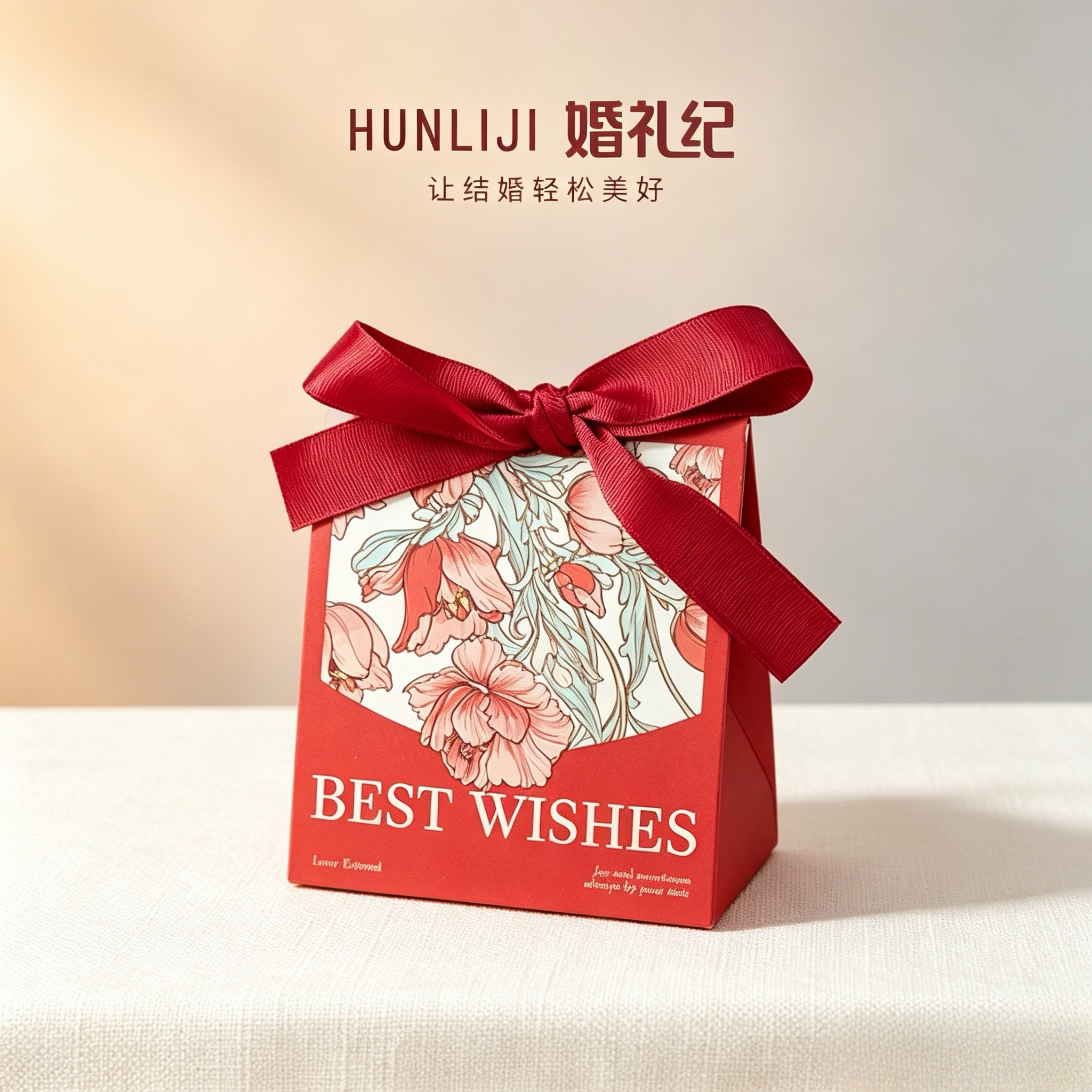 花卉欧式 喜糖+喜糖盒 套餐成品包好发货【不支持退换】