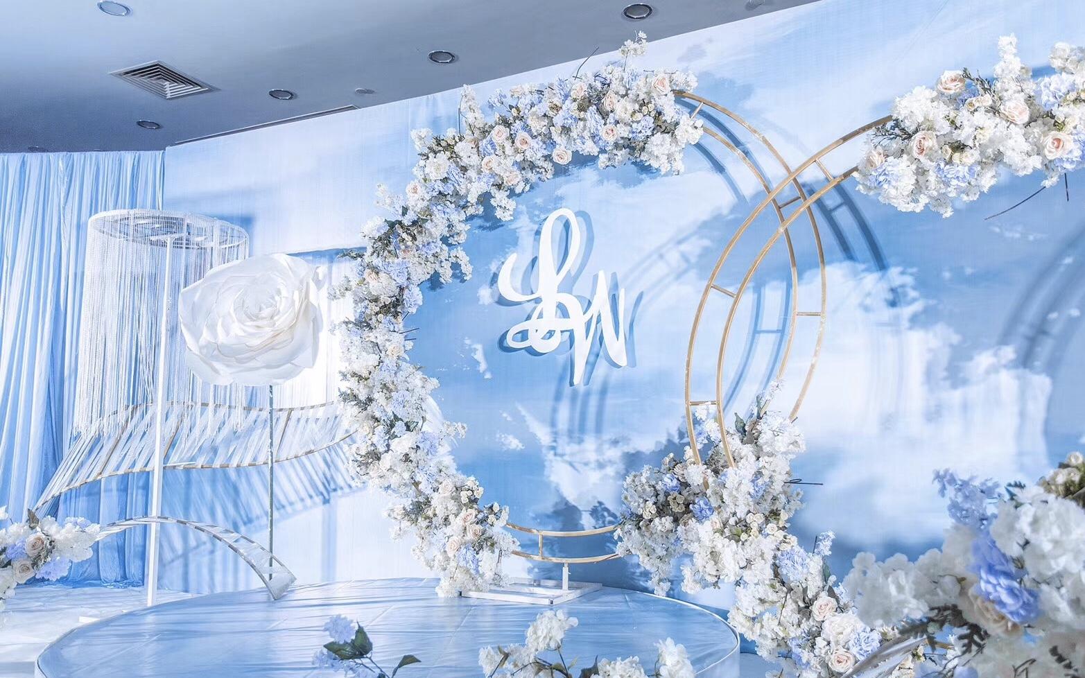 念兰--蓝色系主题婚礼定制