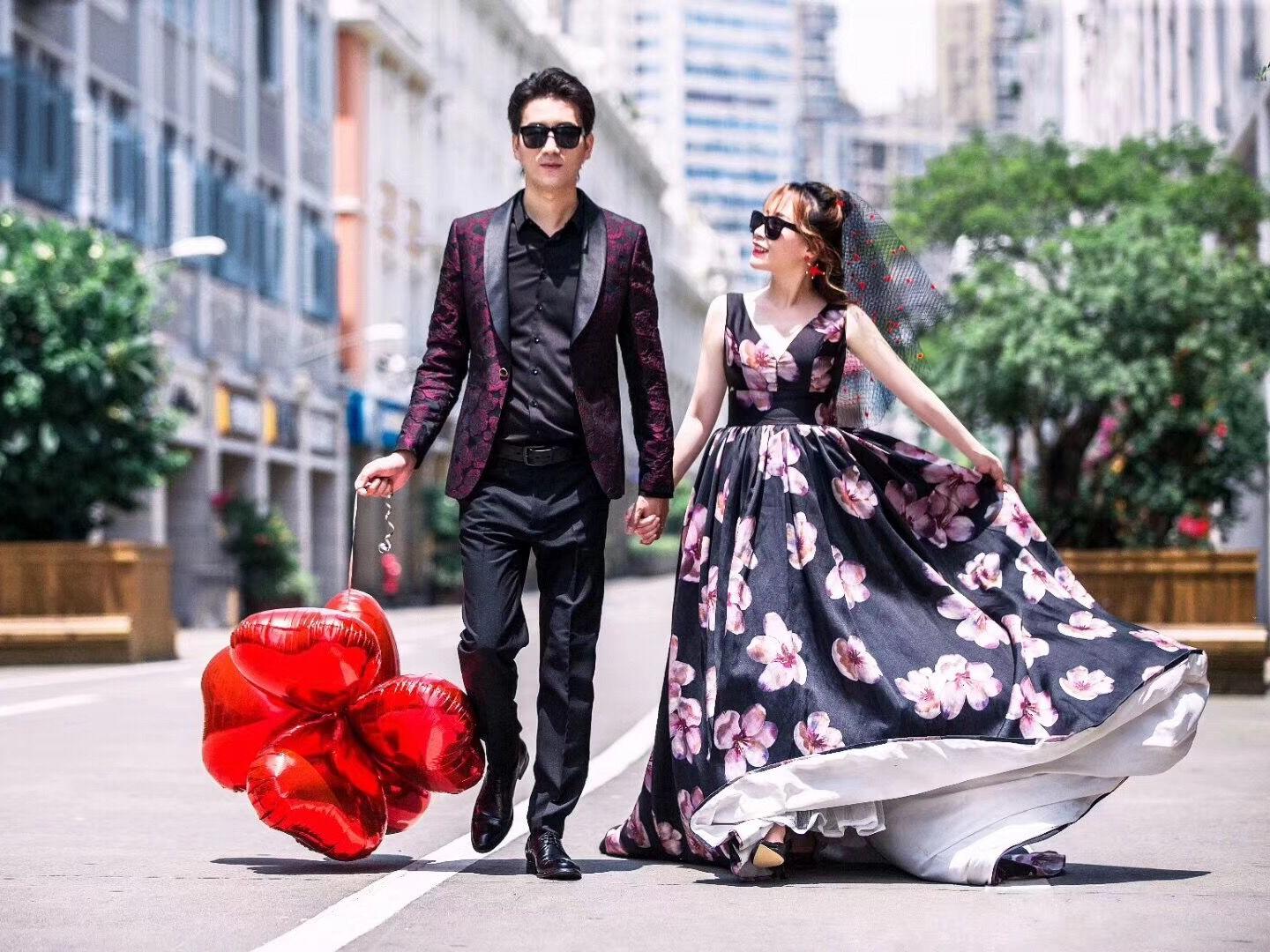 【聚划算】婚礼新郎西服订制4件套套餐