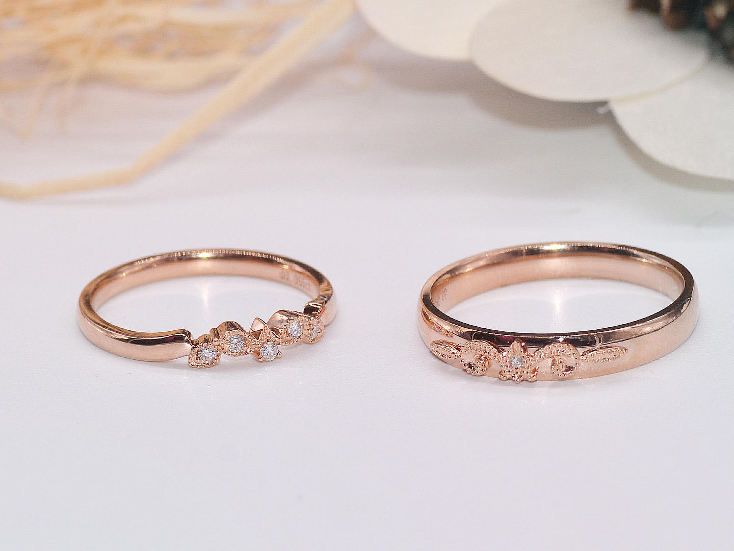 狐狸的夏天|双飞比翼人气婚戒对戒定制