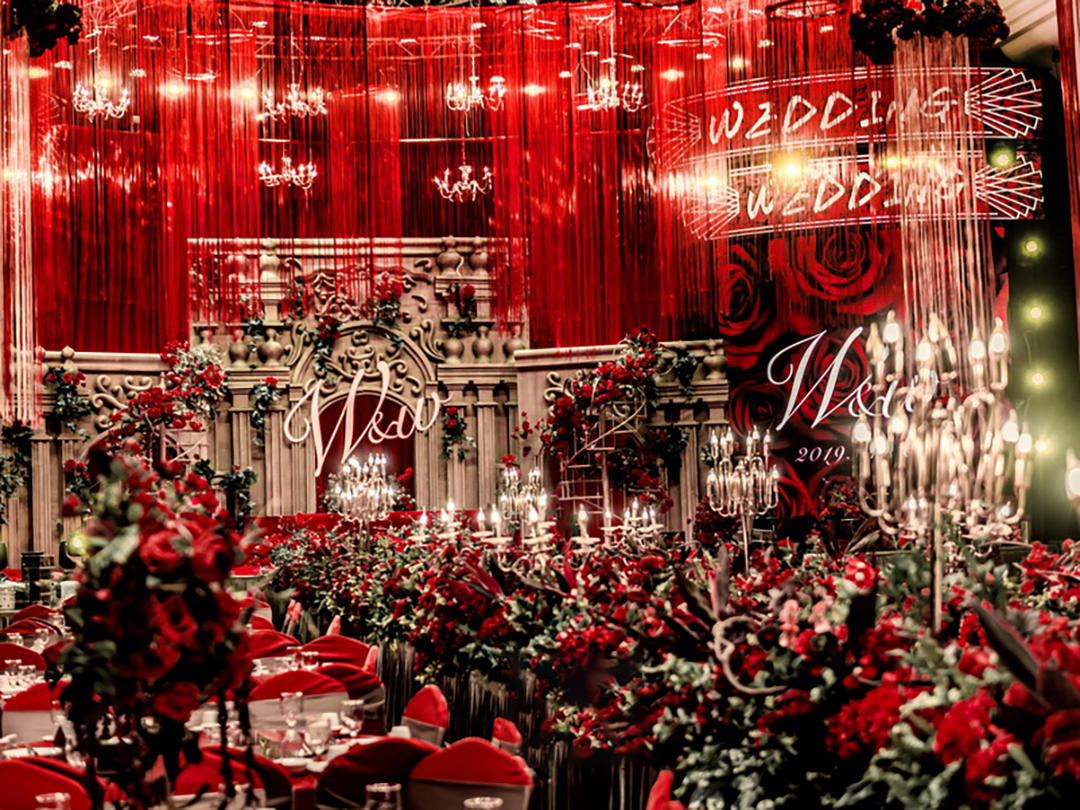 Coco——经典红金色系，大气欧式婚礼