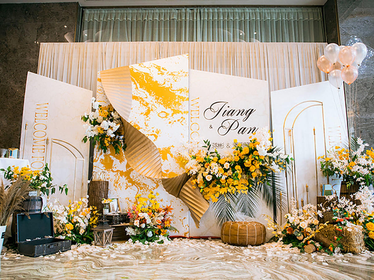 良缘美嫁（苏州）婚礼艺术中心@《橘黄色婚礼布置》