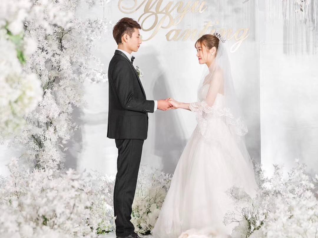 喜尚喜纯白色欧式婚礼~~