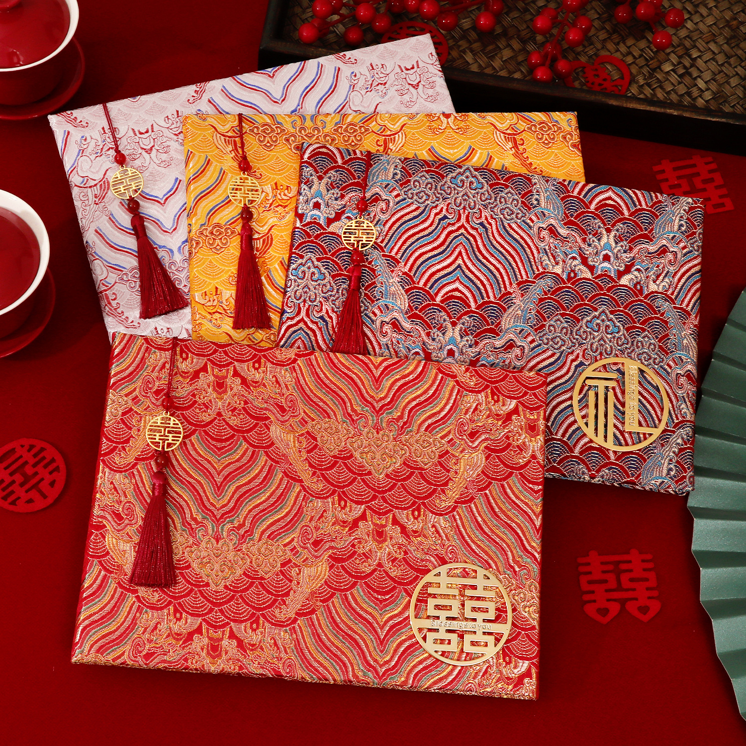 禮金簿婚禮喜事記賬本嘉賓禮簿禮單禮帳本