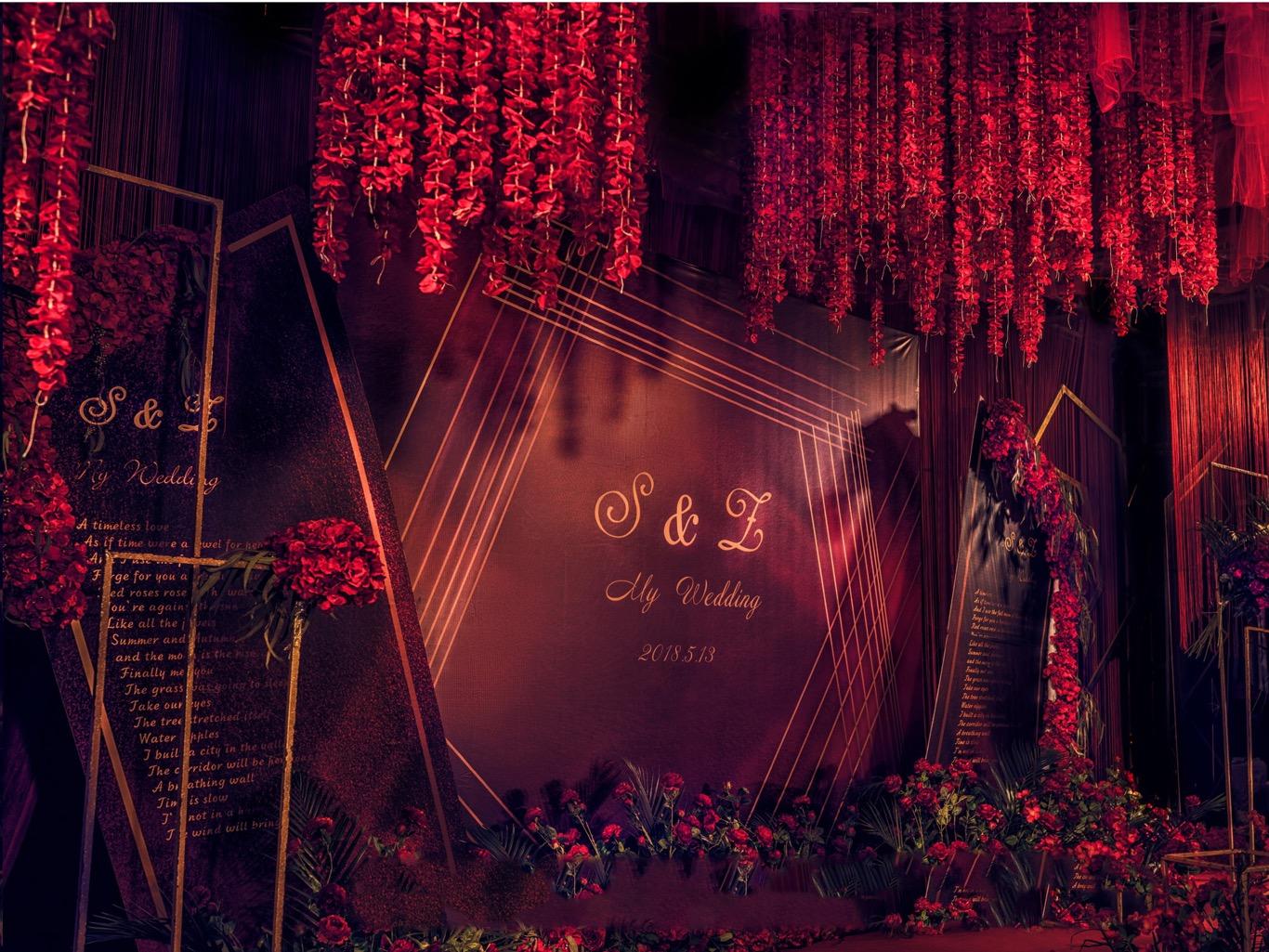 【万紫千红婚礼】大气红色复古风