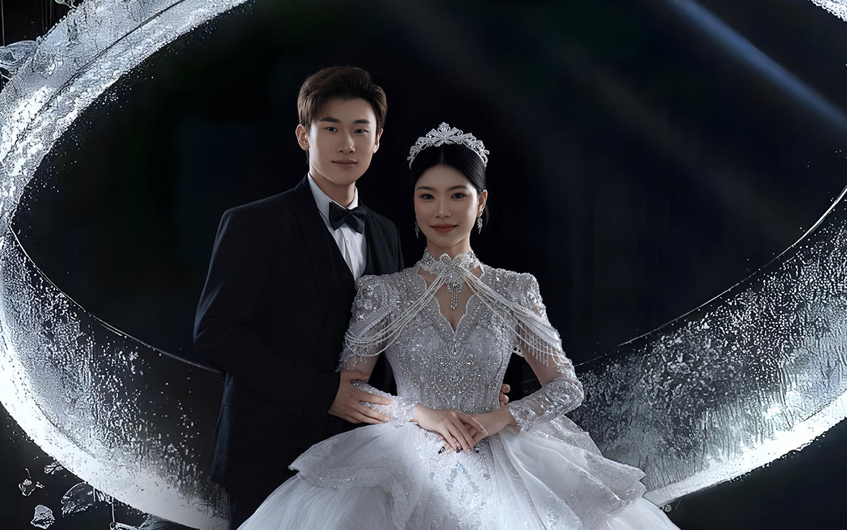 室內(nèi)婚紗照天花板｜這組奢華主紗婚紗照直接封神了?