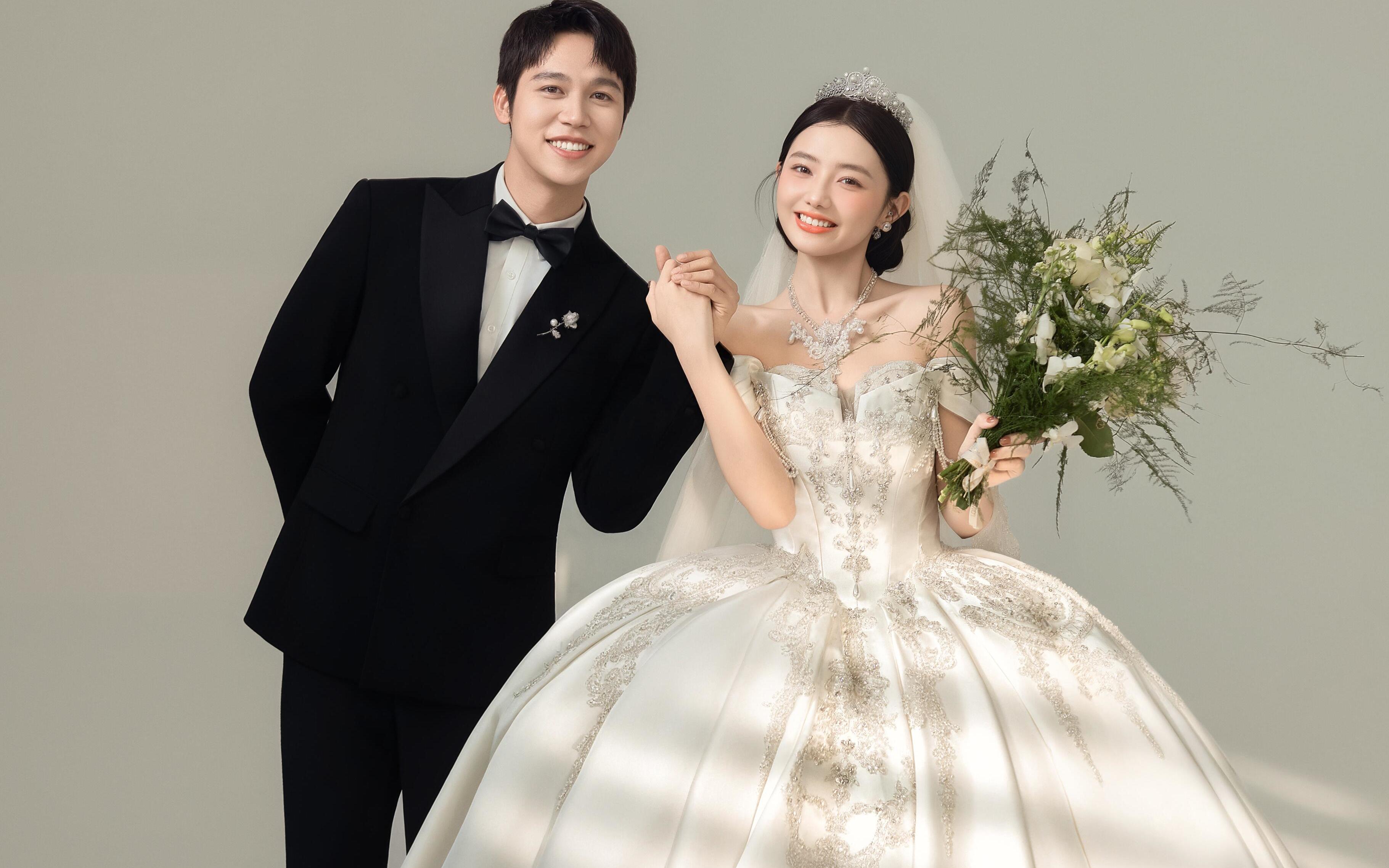 韩系唯美光影婚纱照