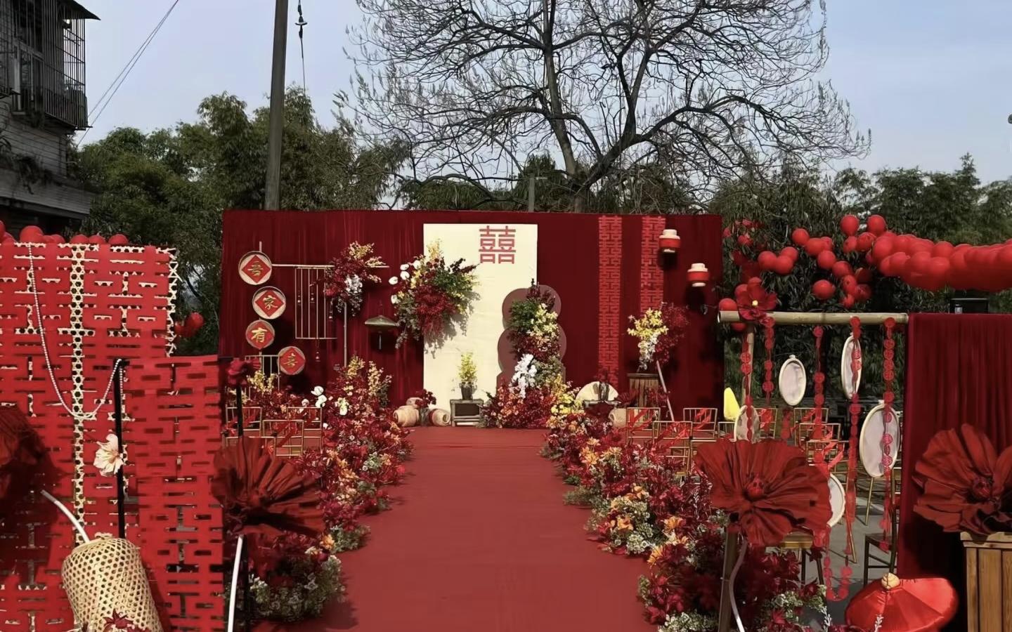  in夢(mèng)婚禮——紅色庭院婚禮