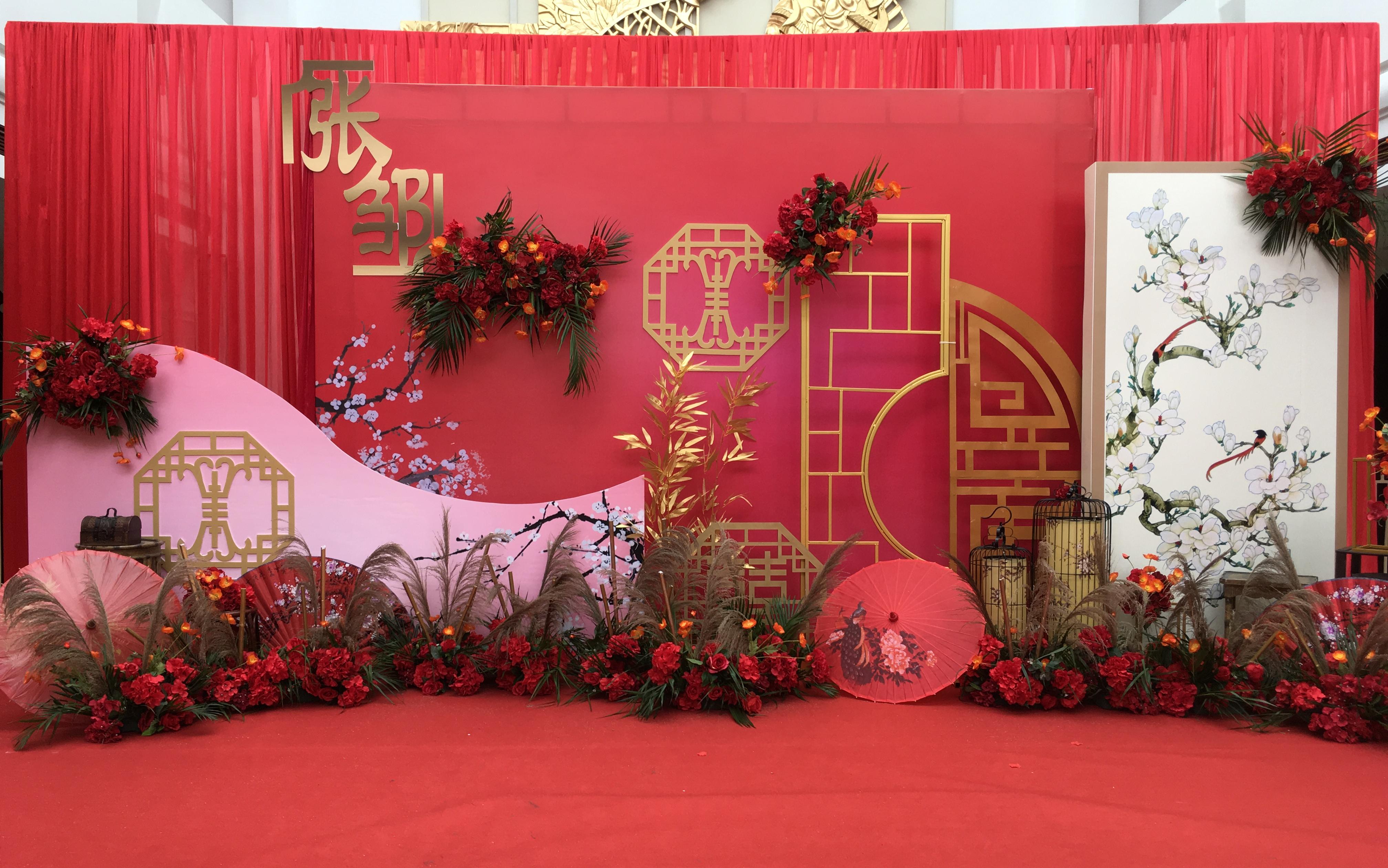 婚禮留影區(qū)迎賓區(qū)布置婚慶套餐 全程拍照加全天跟妝