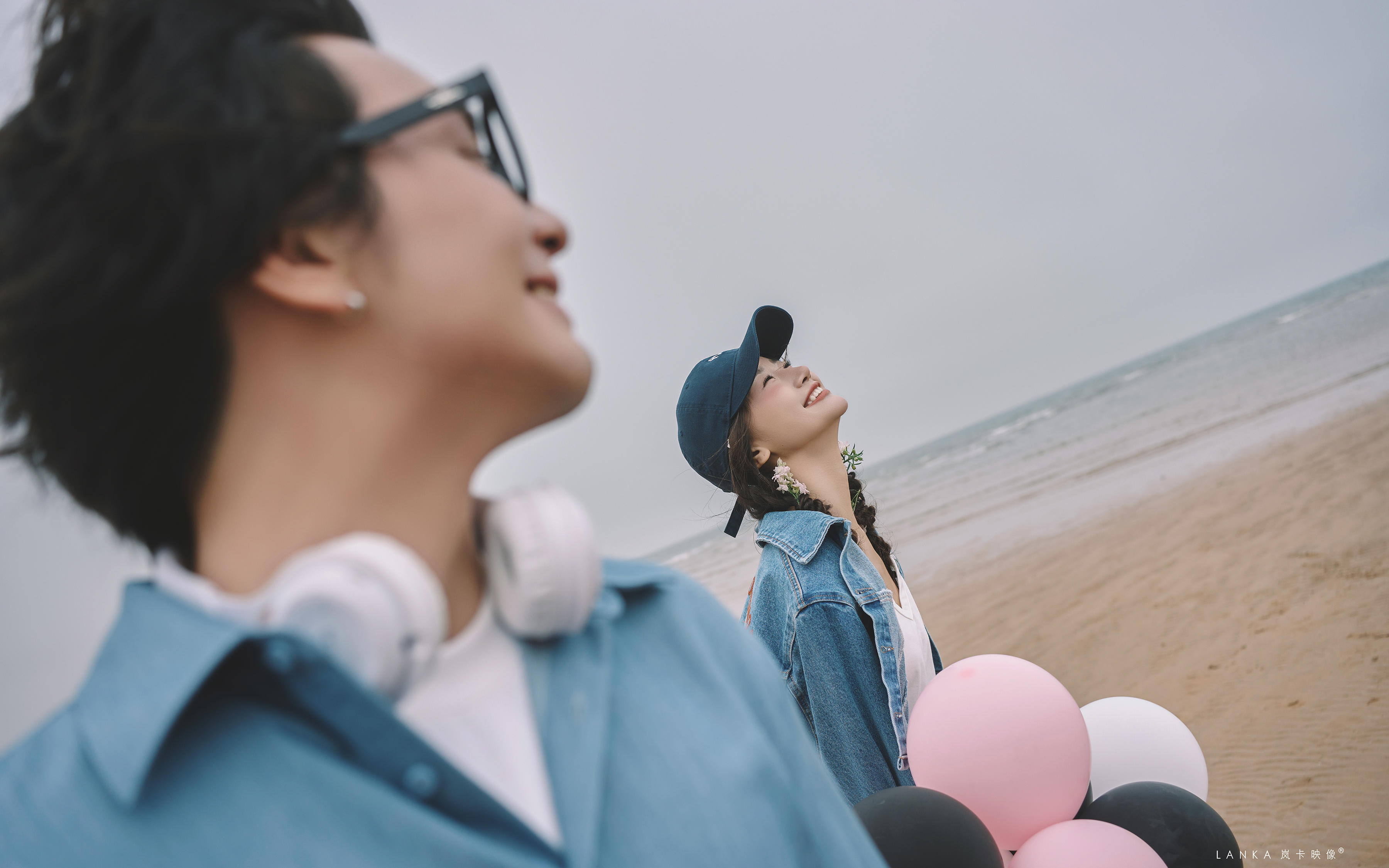 【岚卡映像】自由感海边婚纱照