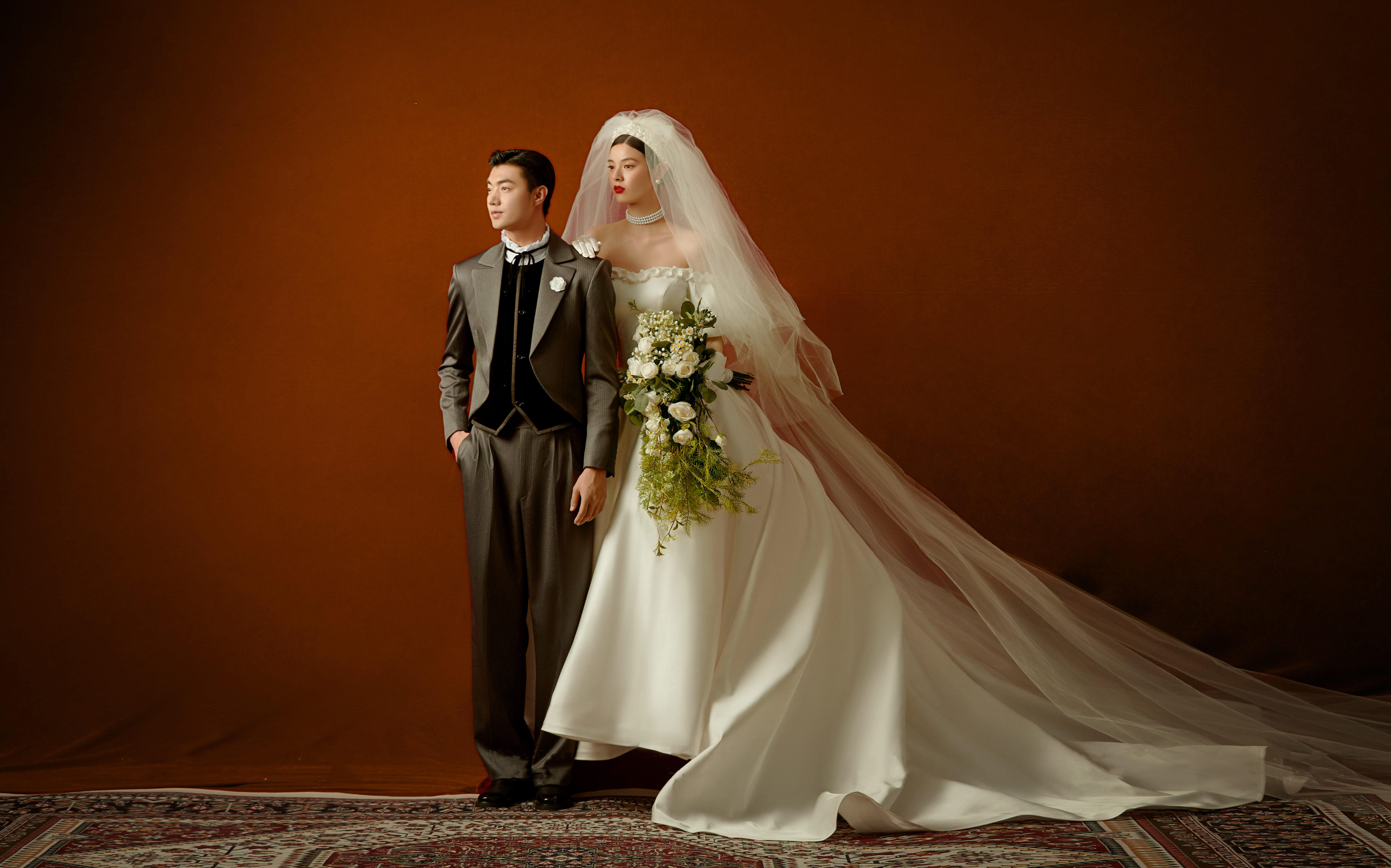 「繁花誓爱」高级复古婚纱照