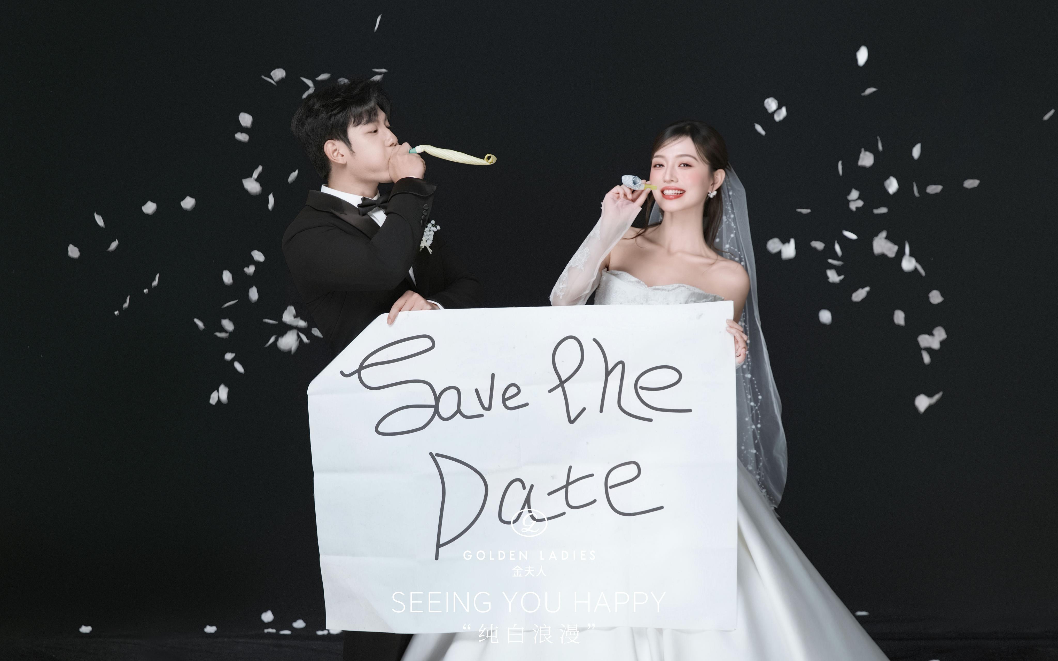 好爱黑底极简主纱婚纱照🖤实在是太甜啦！