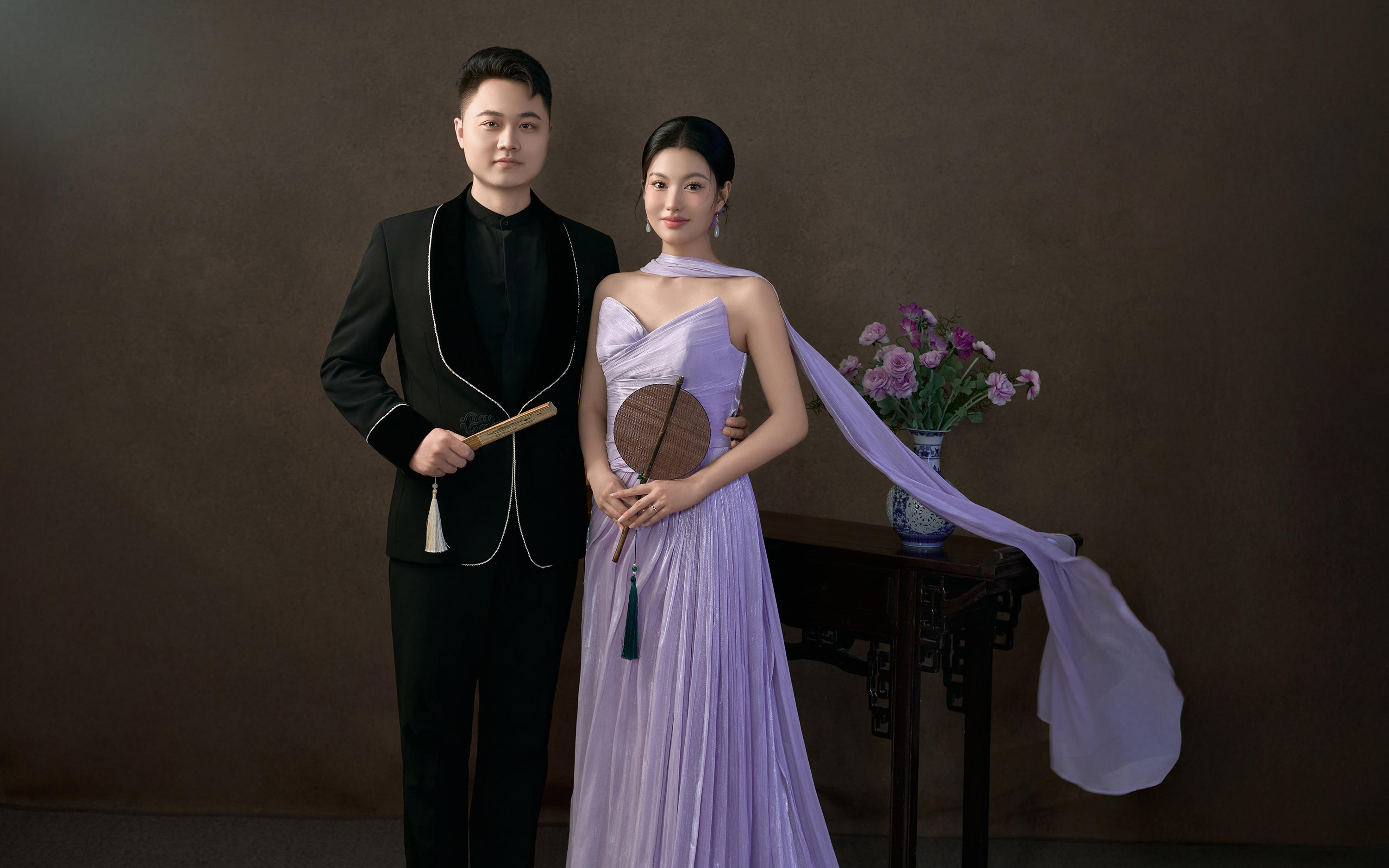 客片分享 | 新中式油畫婚紗照