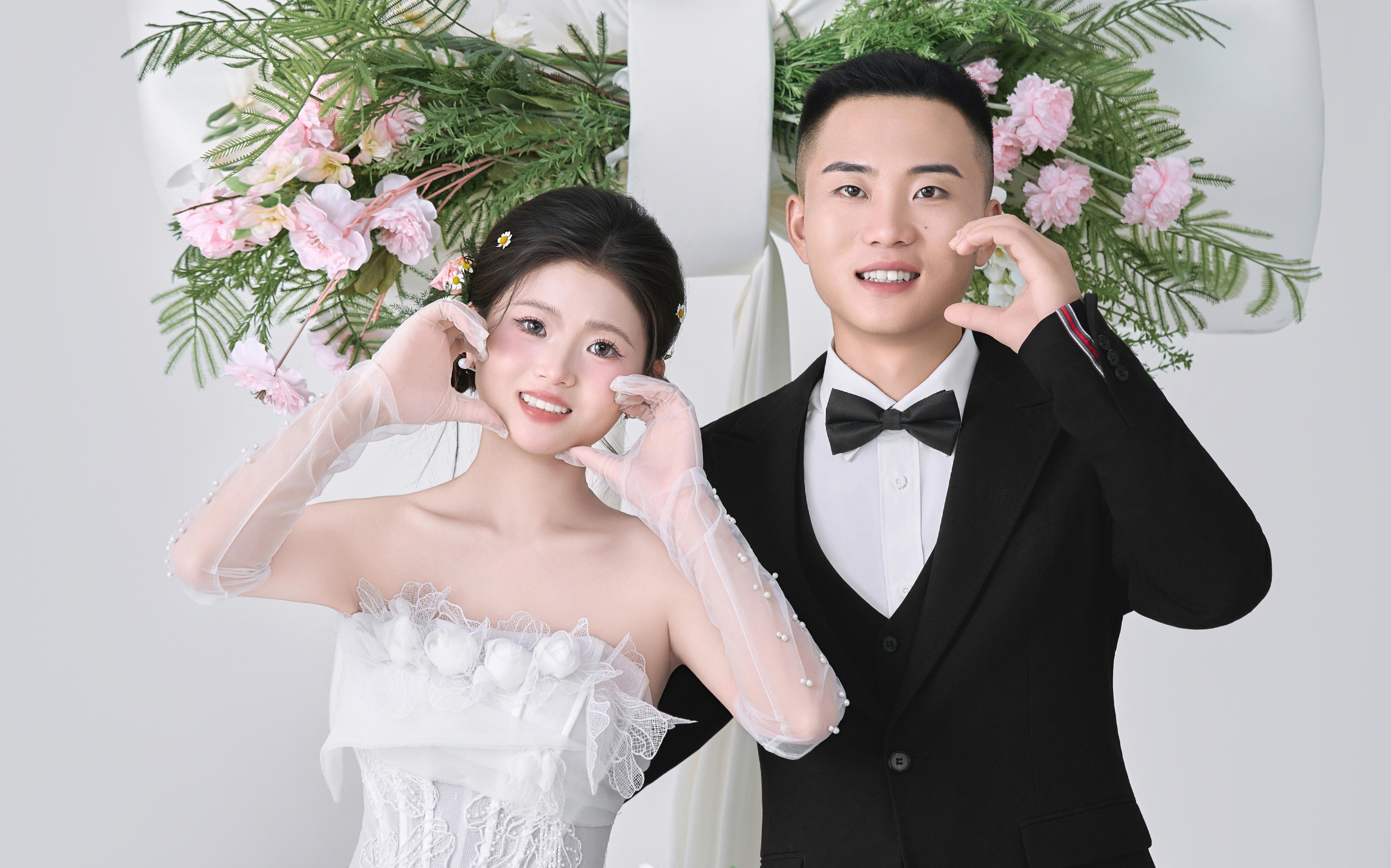 天呐有被韩到！ins风心动春日婚纱照