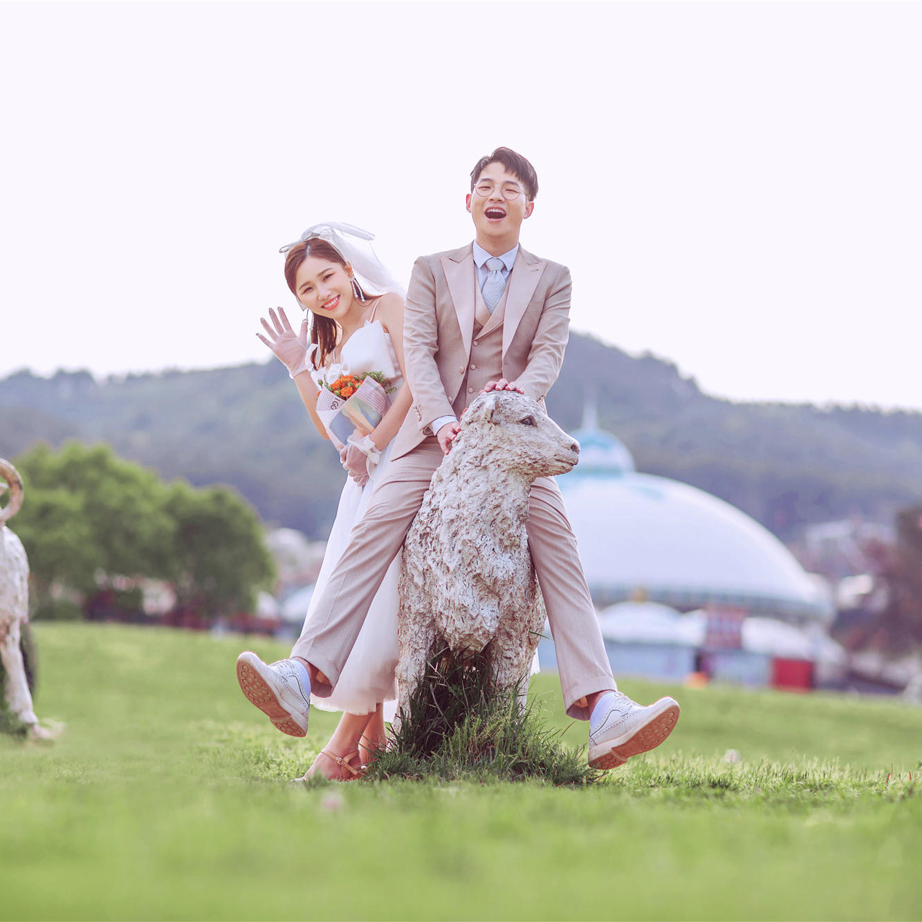 【毛博&陈宸】我和老公拍了一组《起风了》同款婚照