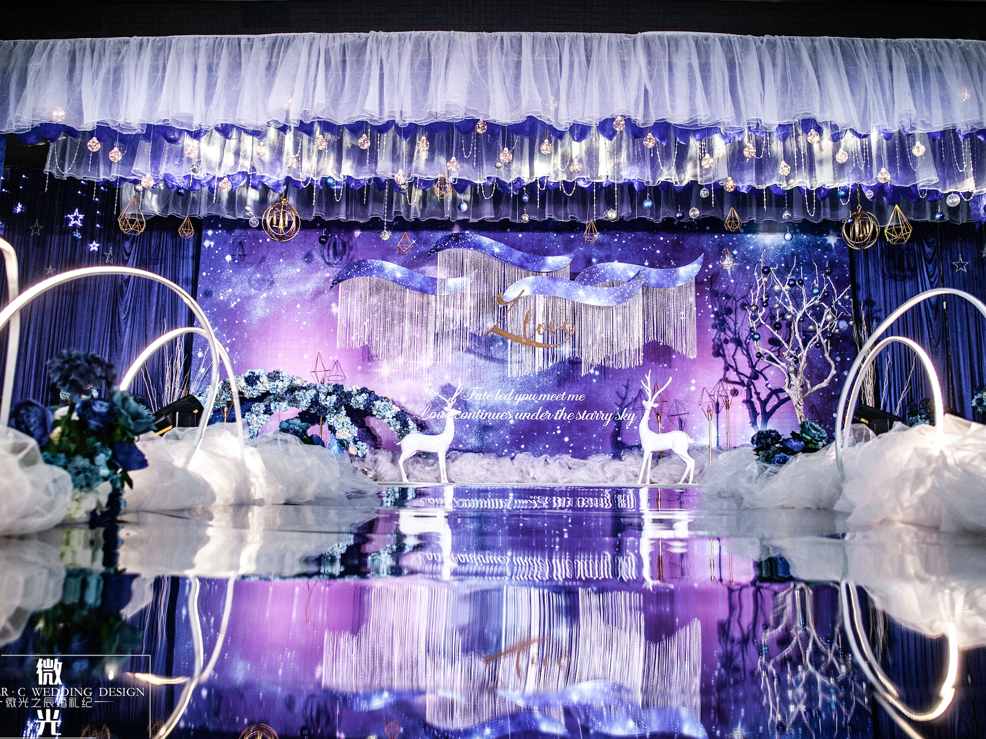 【轻奢定制款婚礼主题】花艺设计效果满分+四大金刚