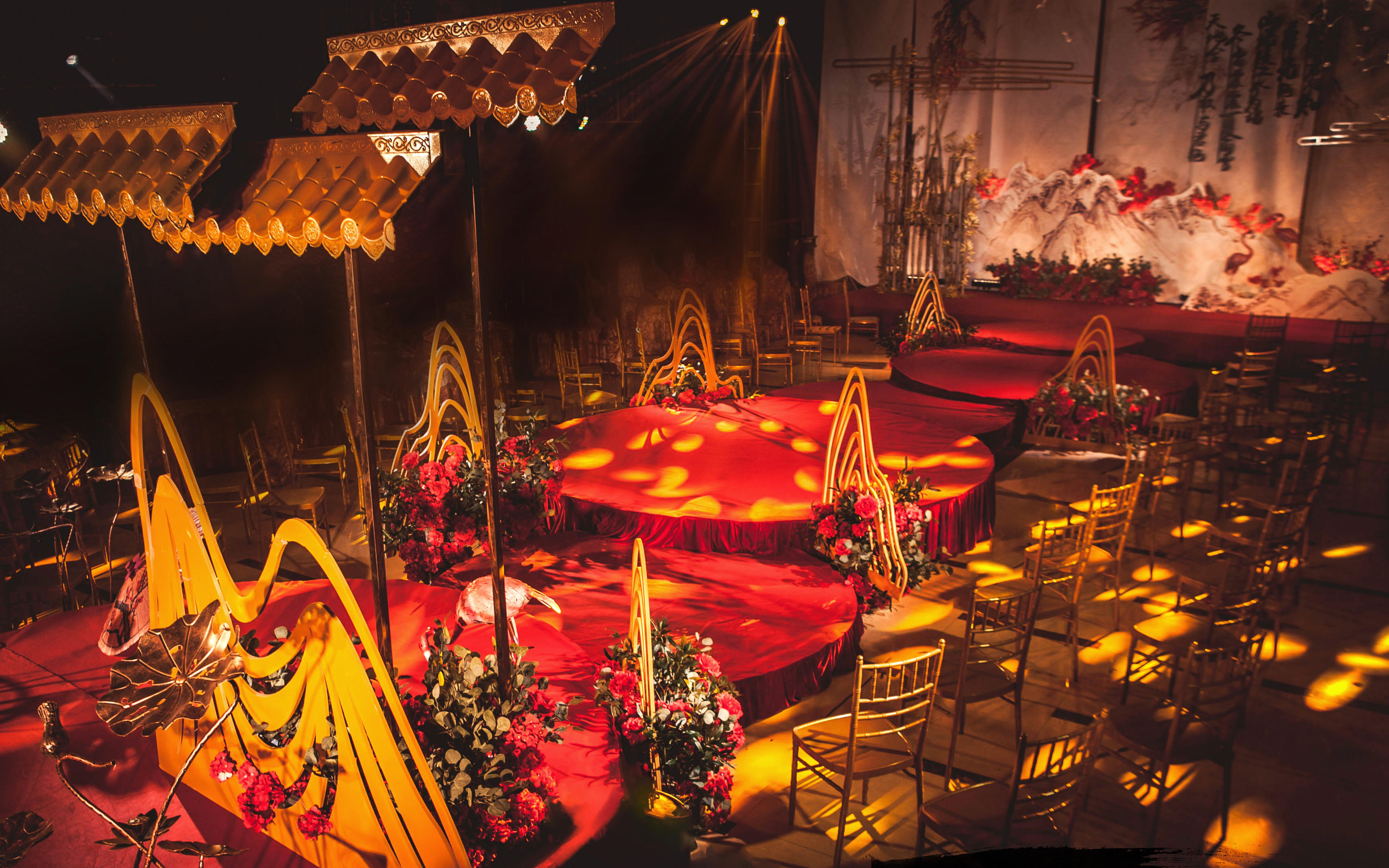 【爱度婚礼】新中式婚礼案例 真实现场效果 创意风