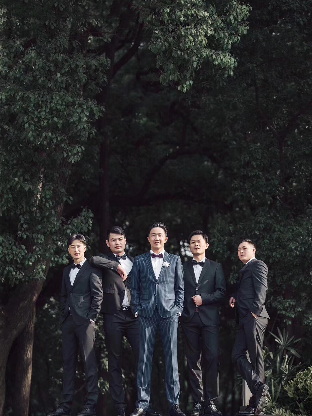 【宜昌莱定制】四件套伴郎服租赁