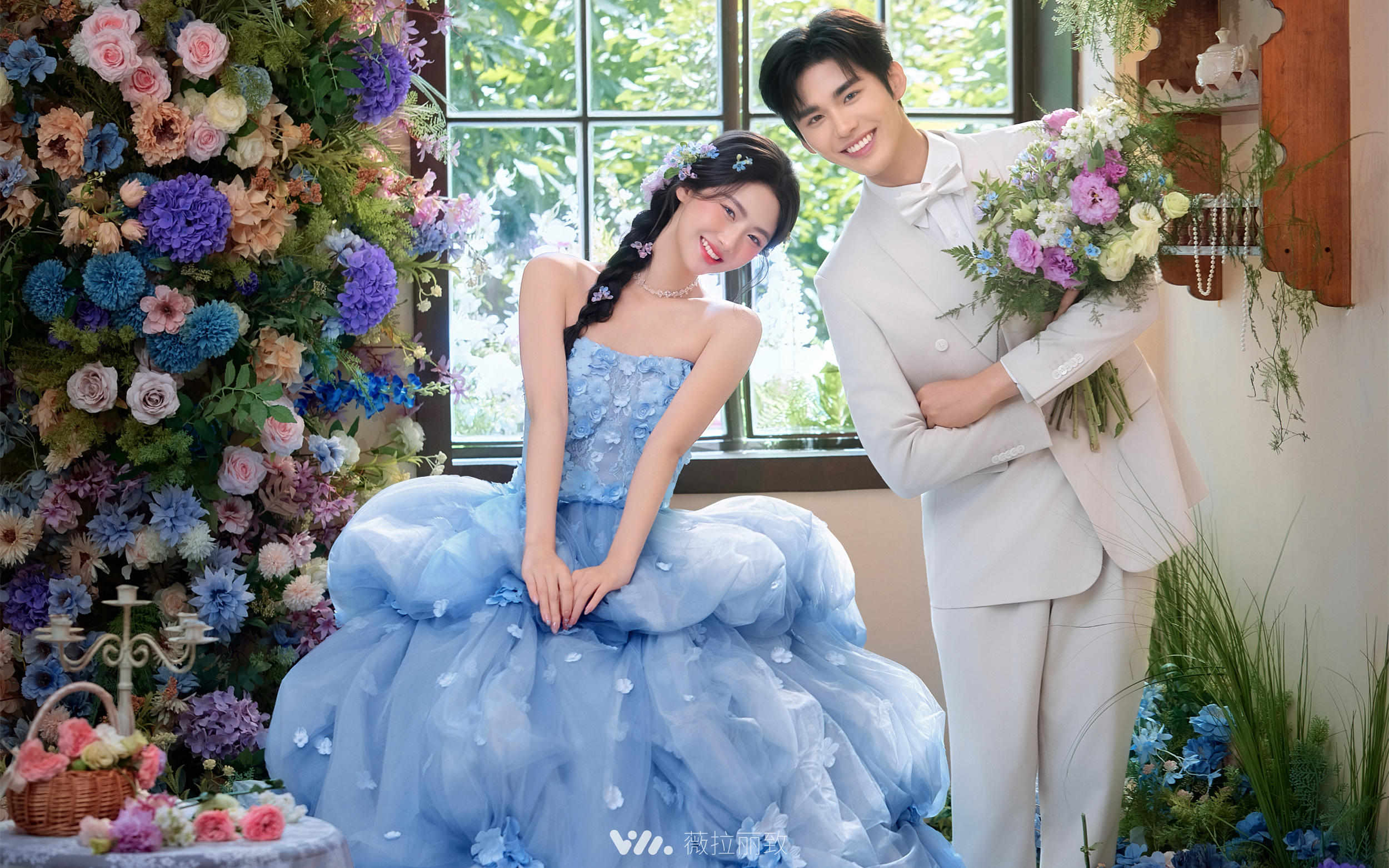 误入童话世界！蓝色花神超超超梦幻吖❗️