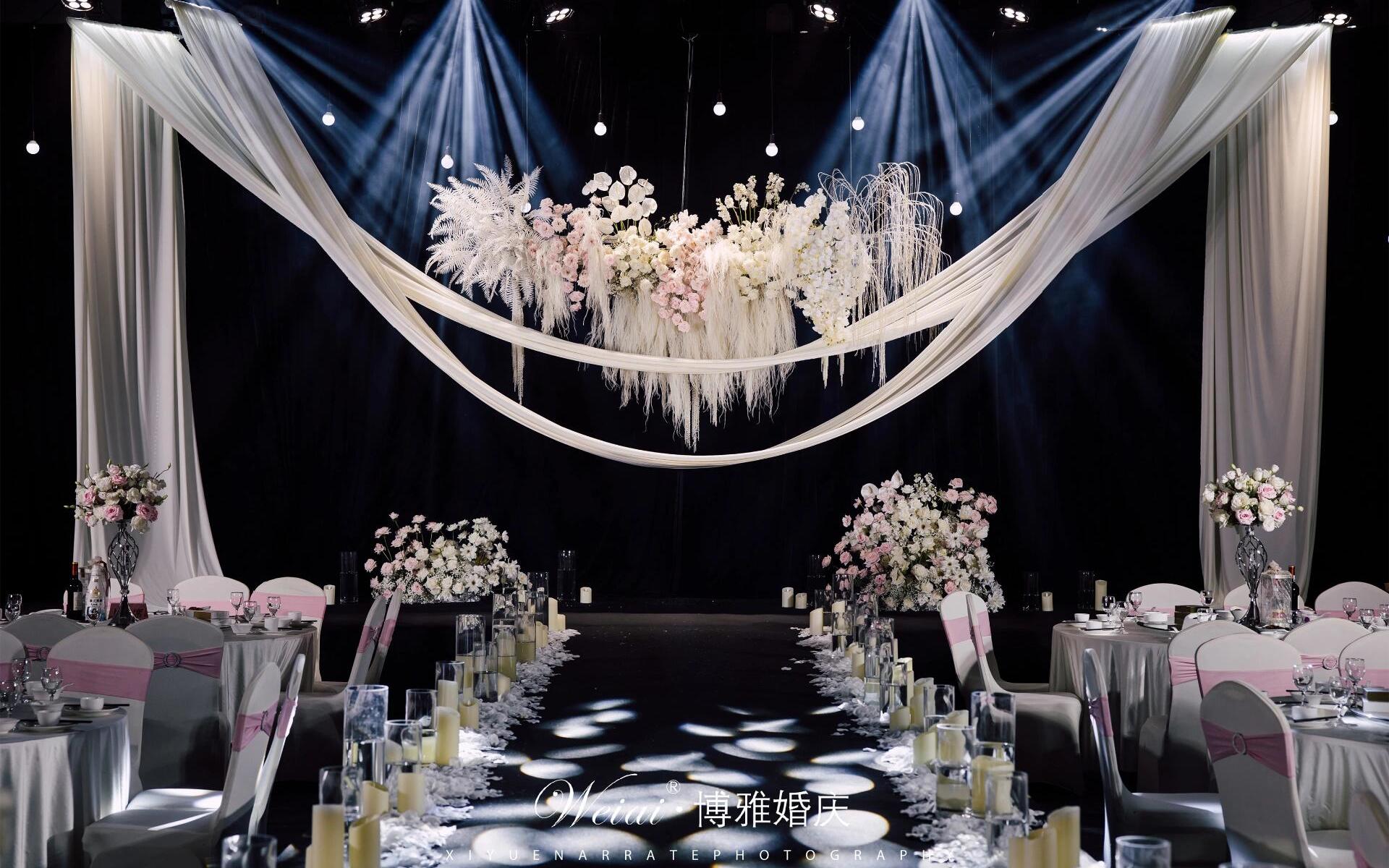  韩式布幔婚礼是幸福具象化