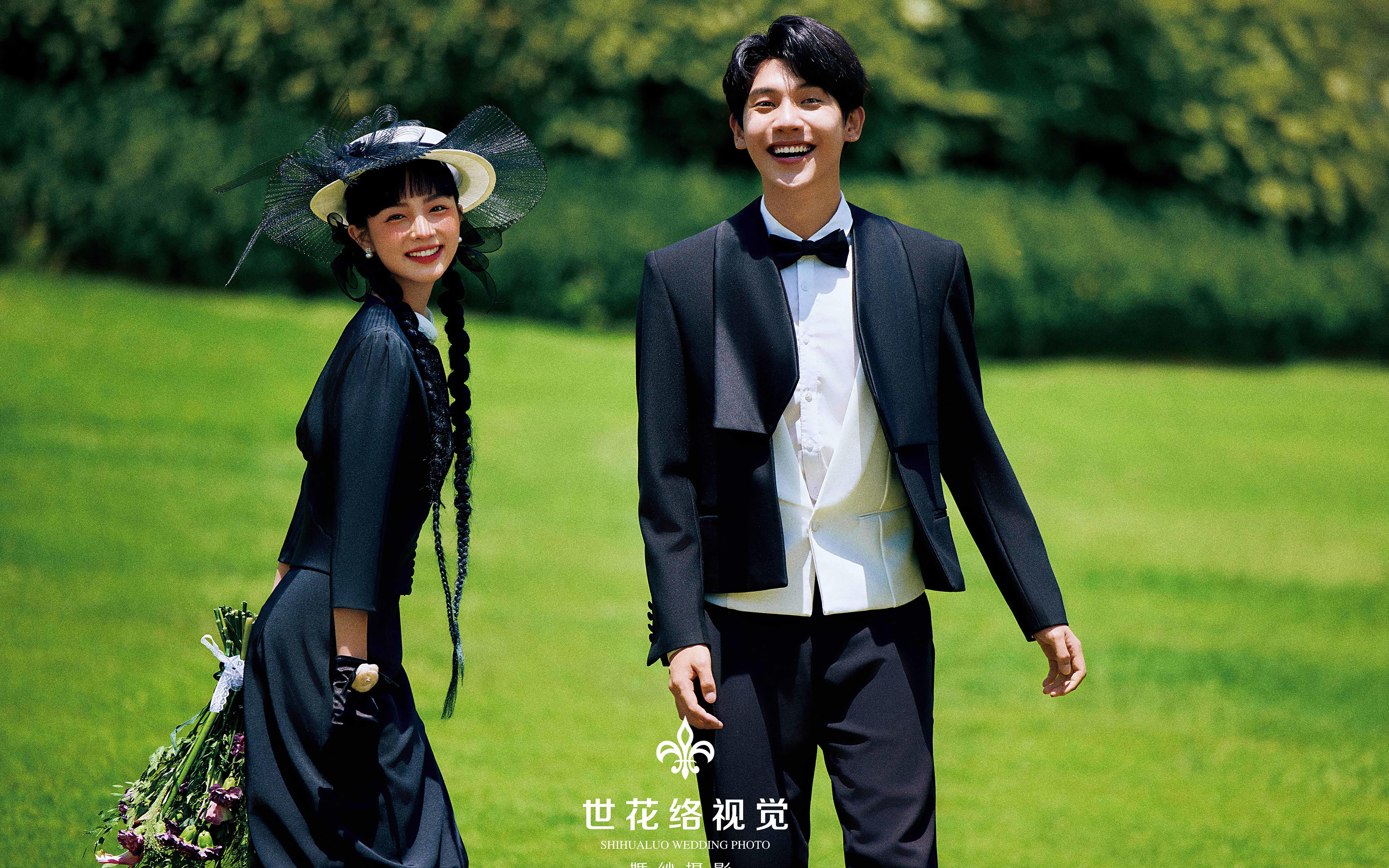 没失望❗电影感超强的森系赫本风婚纱照