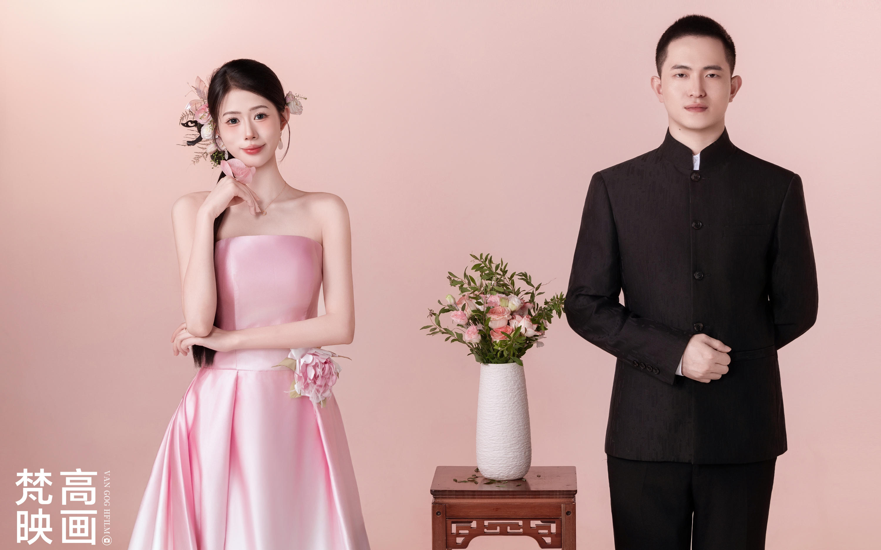 🌿清新新中式婚纱照，戳中少女心！