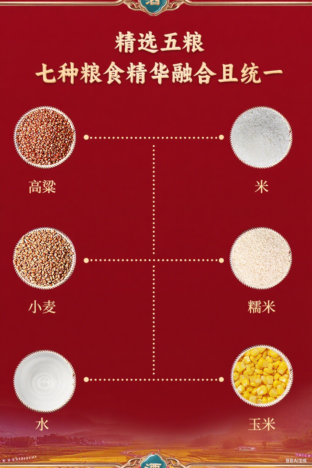 五粮液 永不分梨龙凤呈祥52度浓香型 500ml*6瓶 白酒整箱