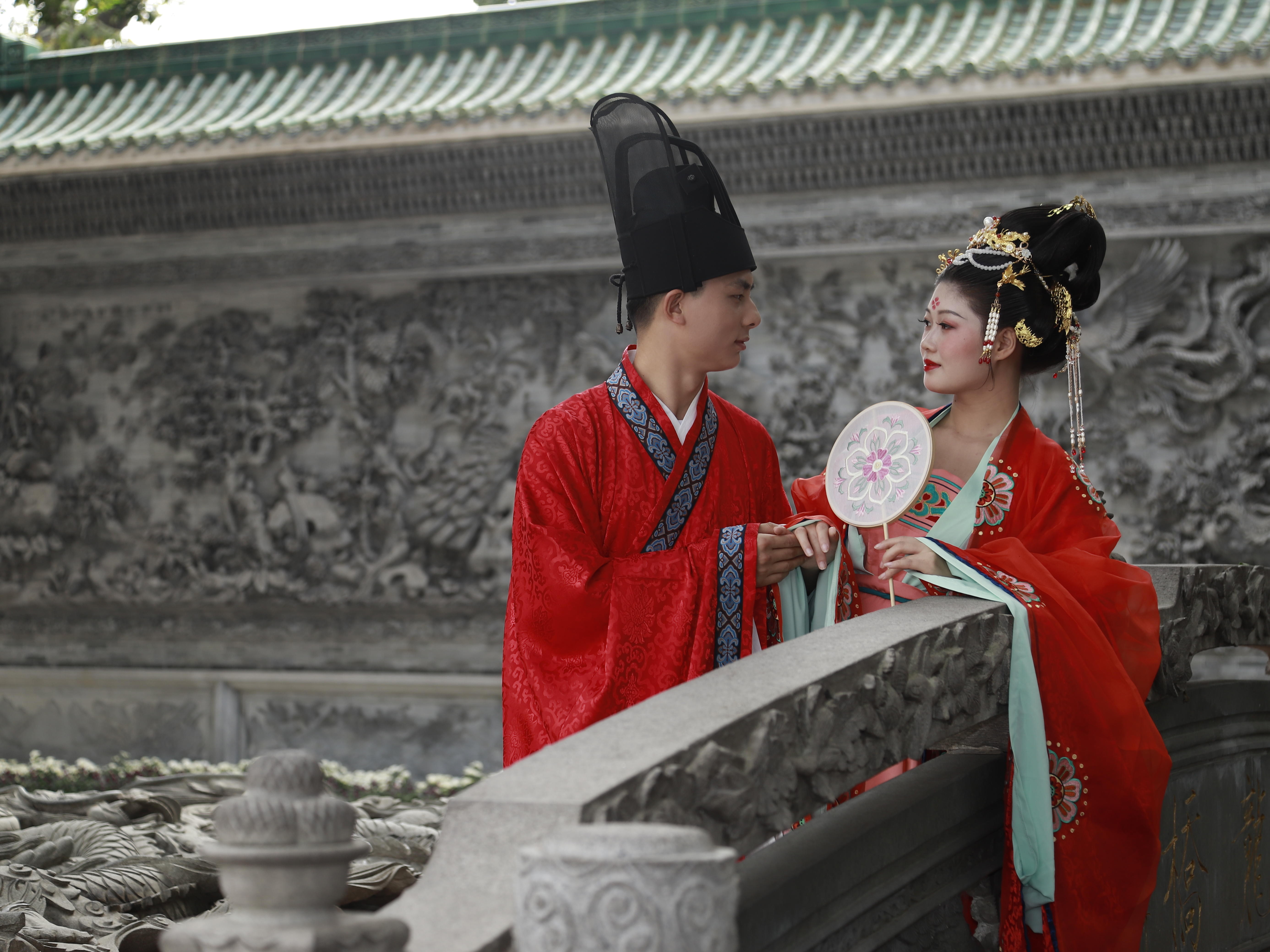 汉式婚礼、汉式婚像【琴瑟汉婚】碧玉套餐