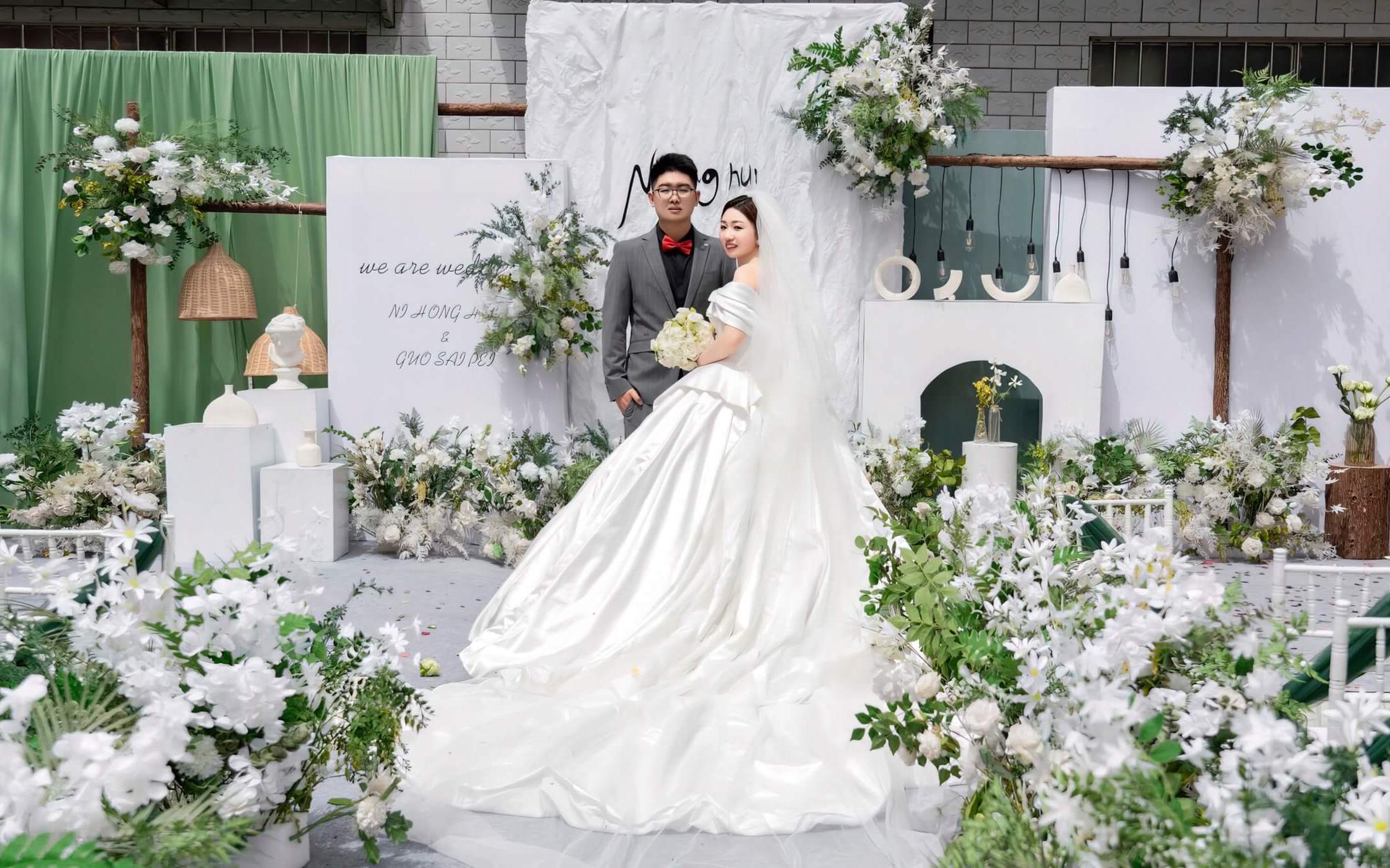 【超值价格】高性价比｜白绿色系小清新婚礼