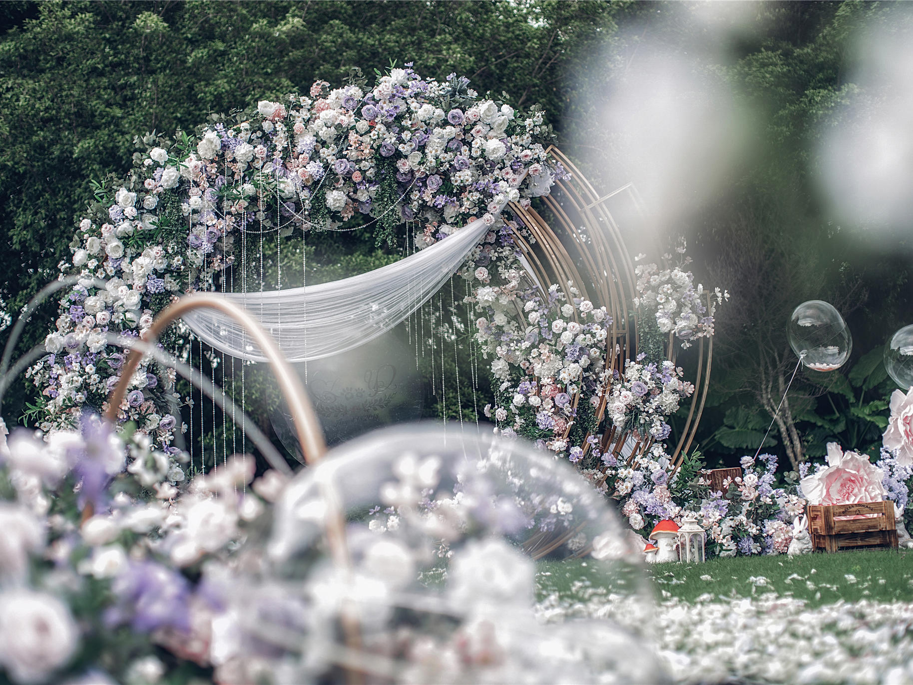 【Wedding Plus】紫色唯美婚礼布置