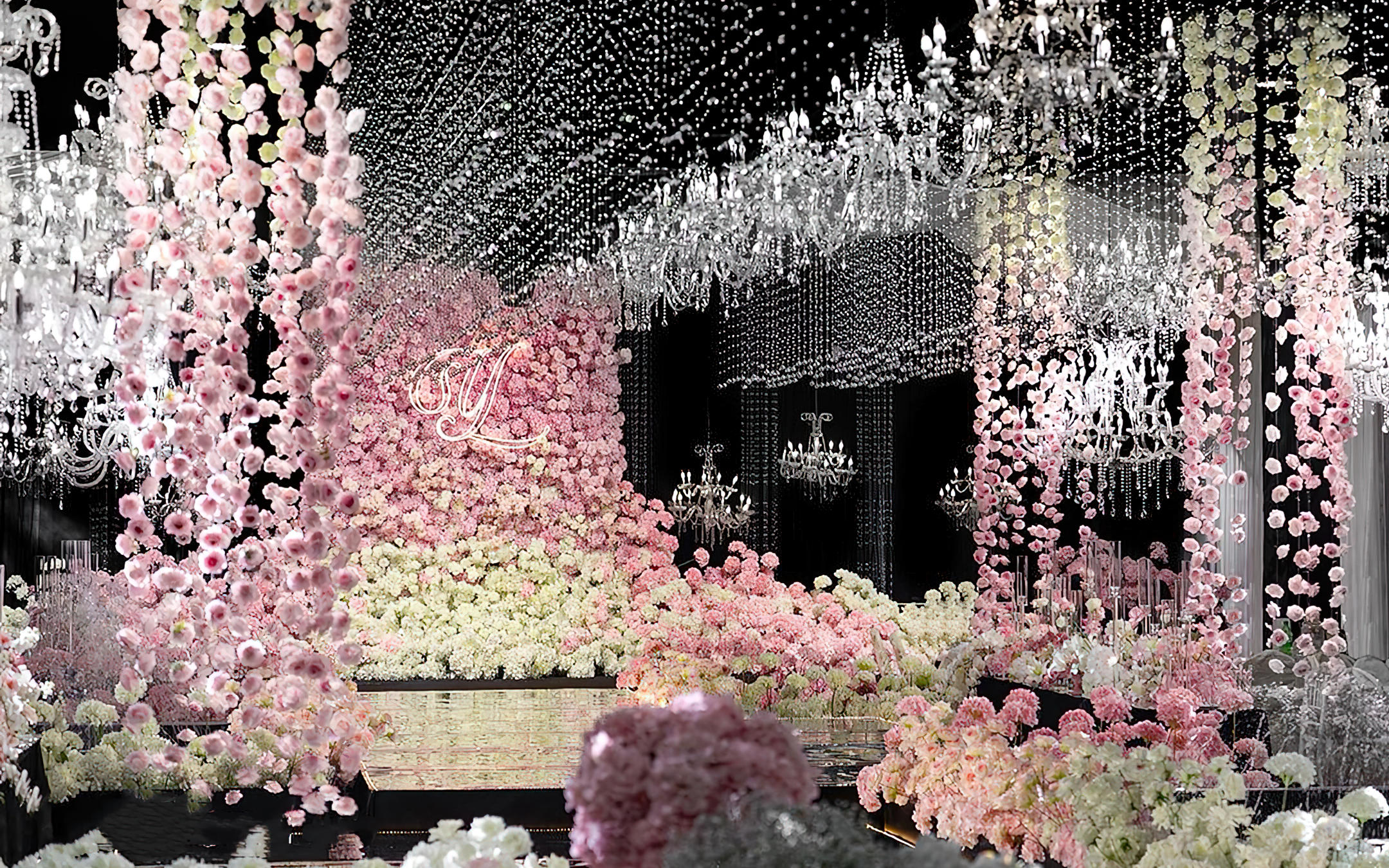 水晶点缀浪漫，ins风婚礼如梦初启AL-25