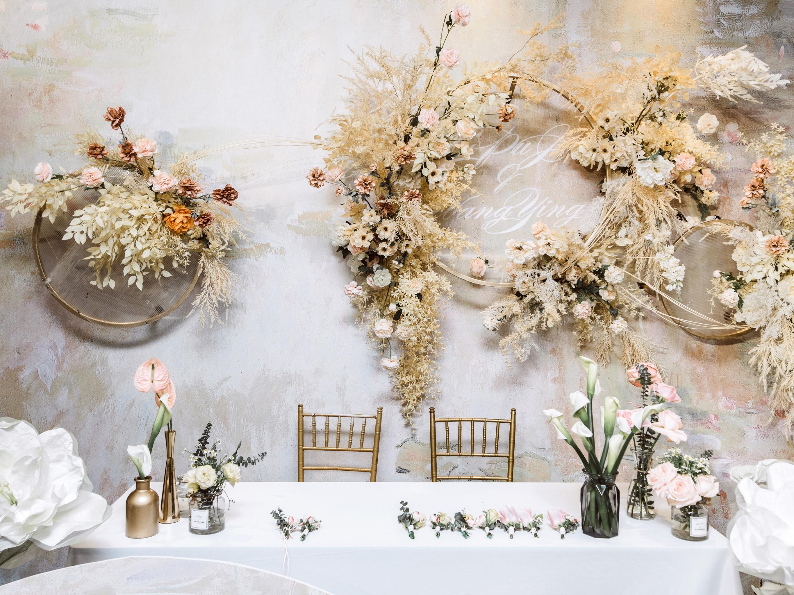 香槟色婚礼|高级且温柔的香槟色婚礼