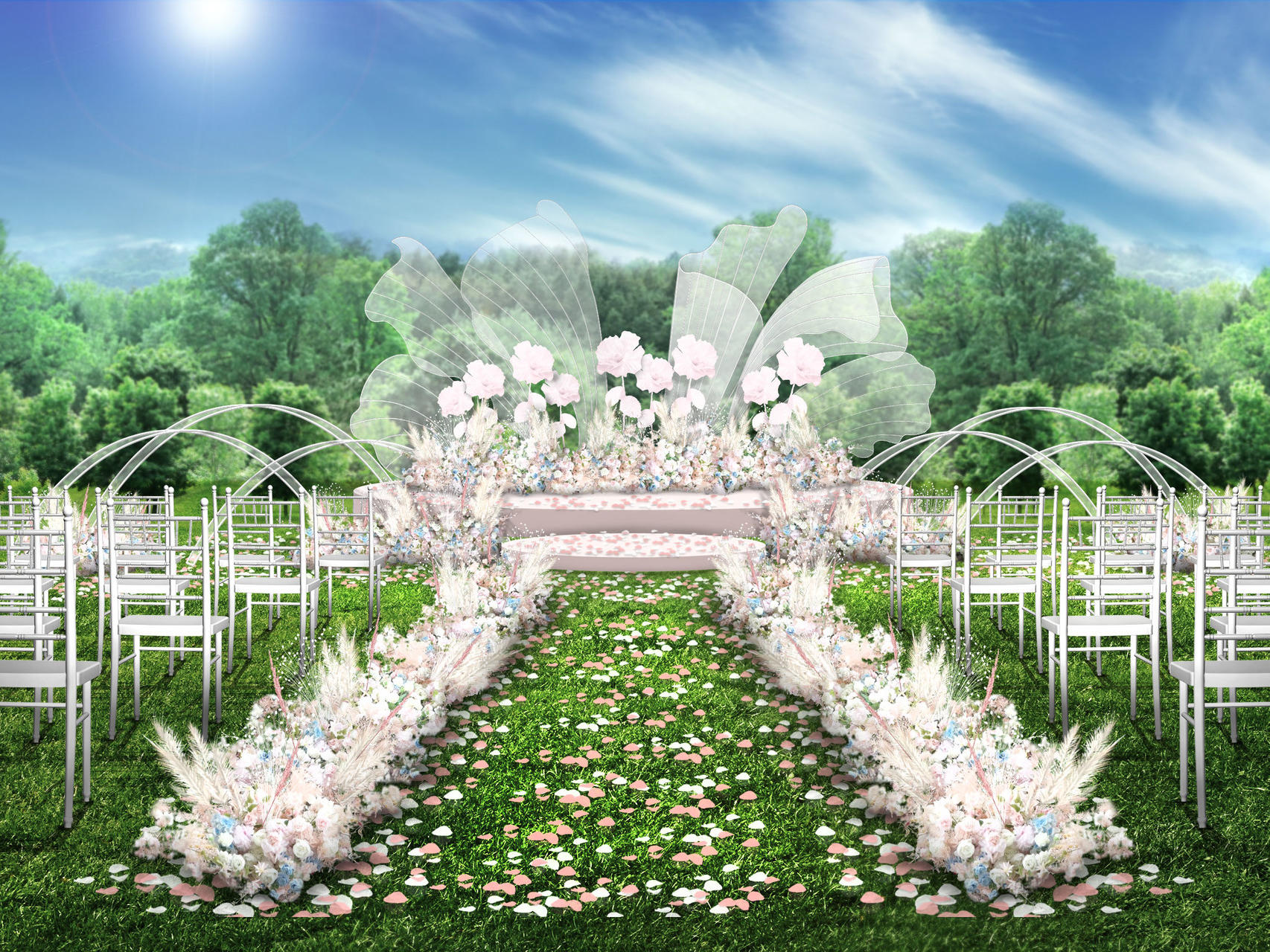 草坪婚礼       主题婚礼套餐