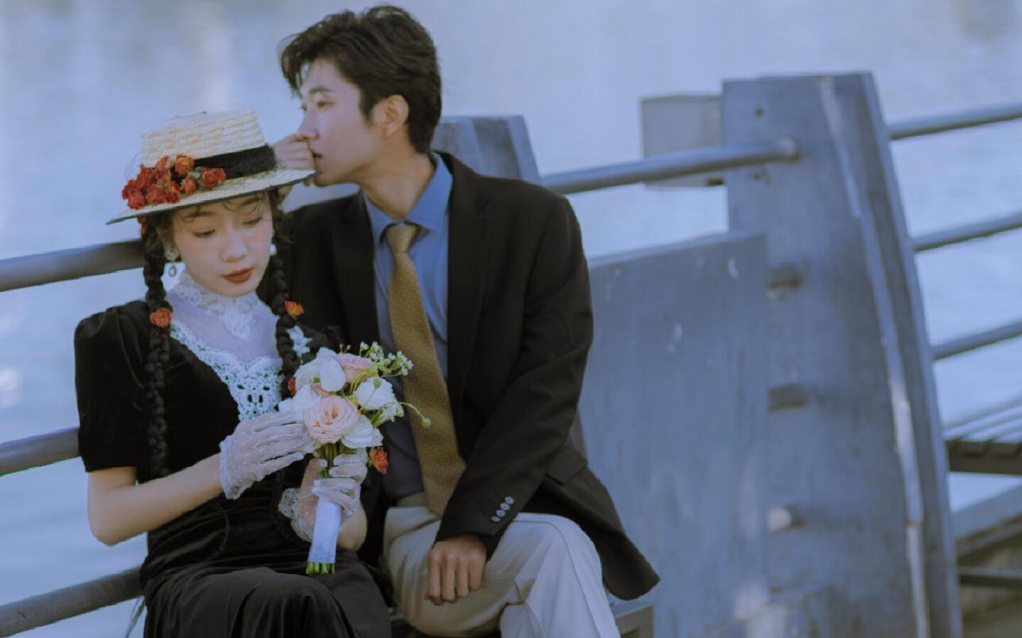 兴盛桥赫本风电影感婚纱照🖤每帧都超浪漫