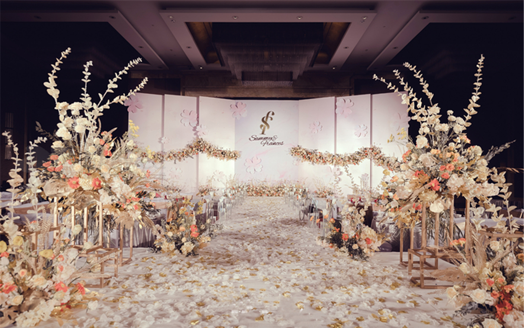 【美遇婚礼定制】奶油粉 