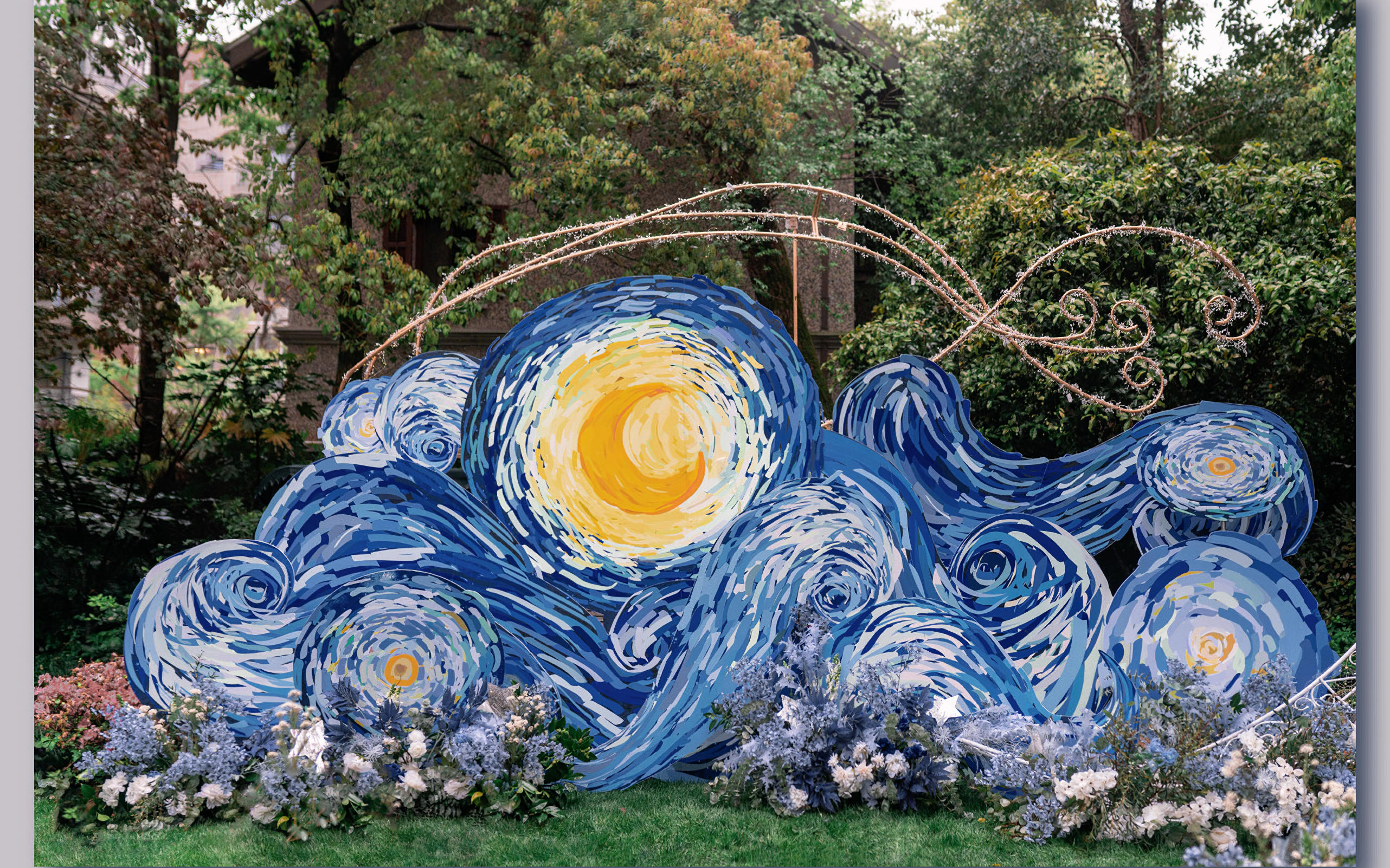 【海派婚礼】梵高笔下的星空来到了室外