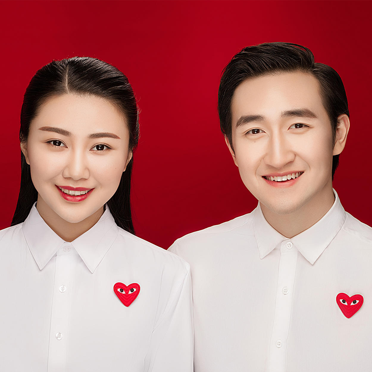 精品拍摄  结婚 证件照