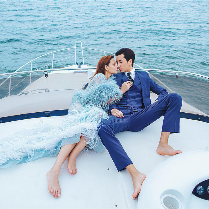 唯伊视觉婚纱摄影#游艇 