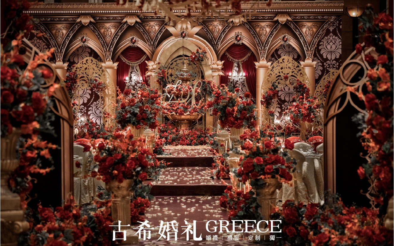 古希婚礼定制 | 冲破暗夜的古堡唤醒沉睡的公主