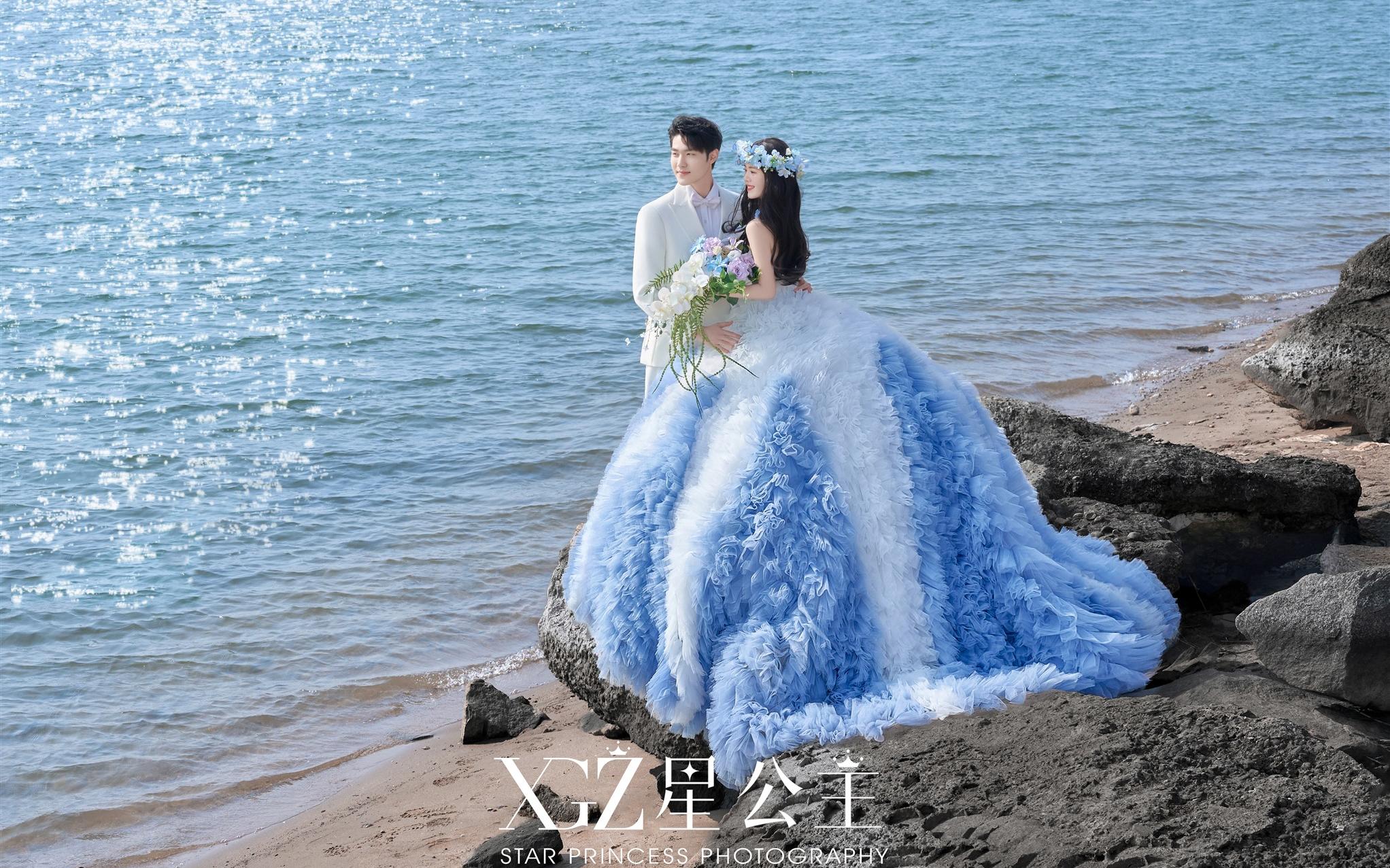 ??海與藍紗的浪漫契約｜把婚紗照拍成童話電影吧！