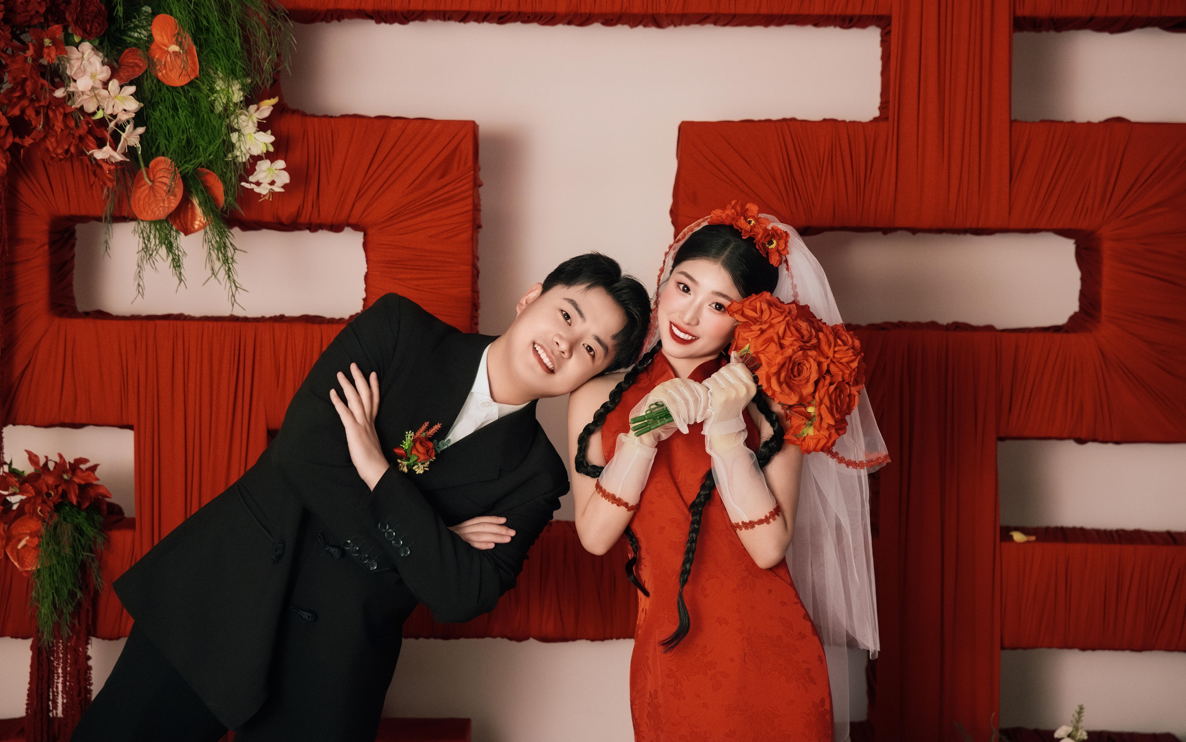 我的喜嫁客片&婚纱照做成手机壁纸也太好看啦！