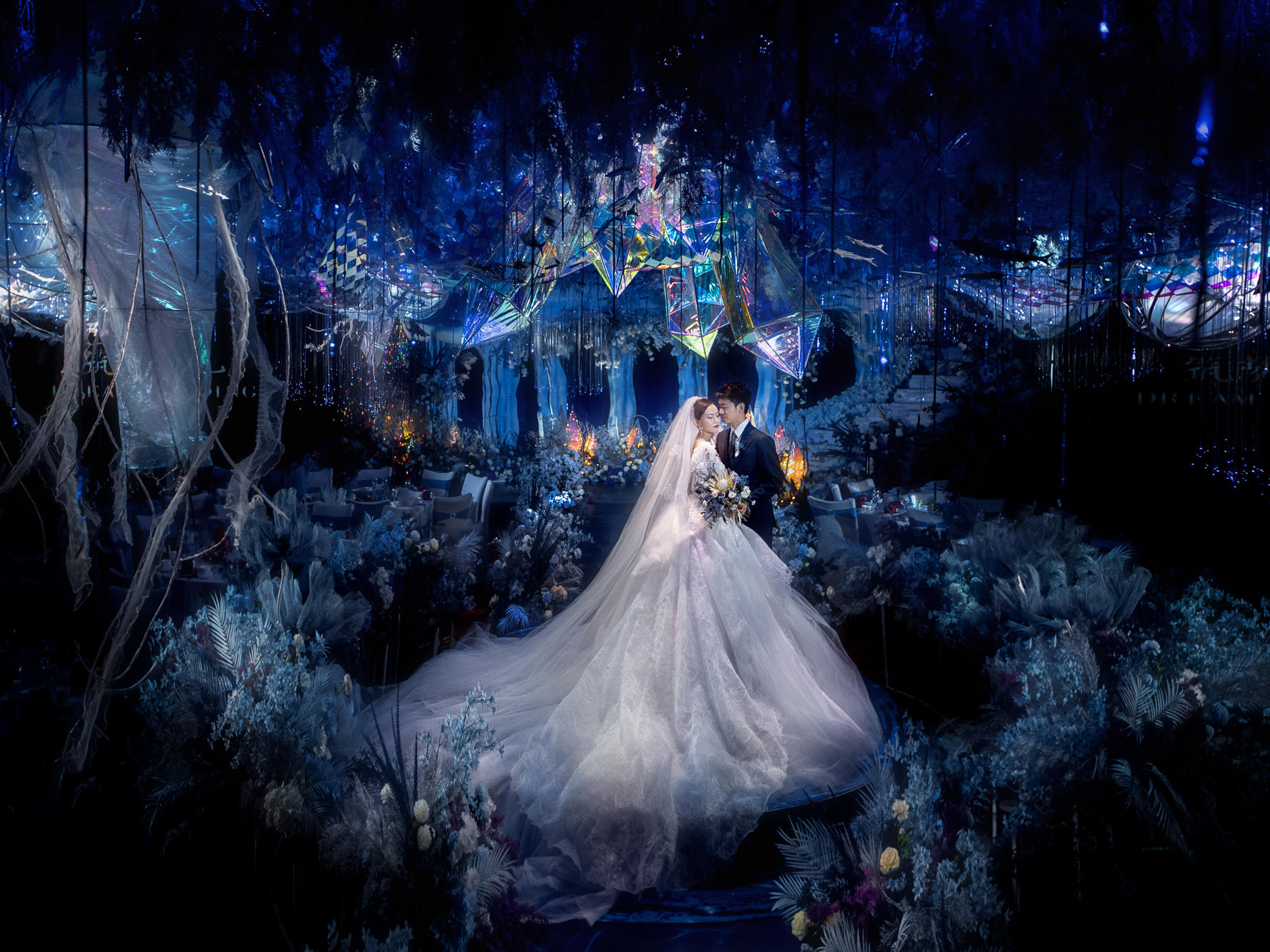 【牛年限定特惠】如身临其境般梦幻海洋蓝婚礼