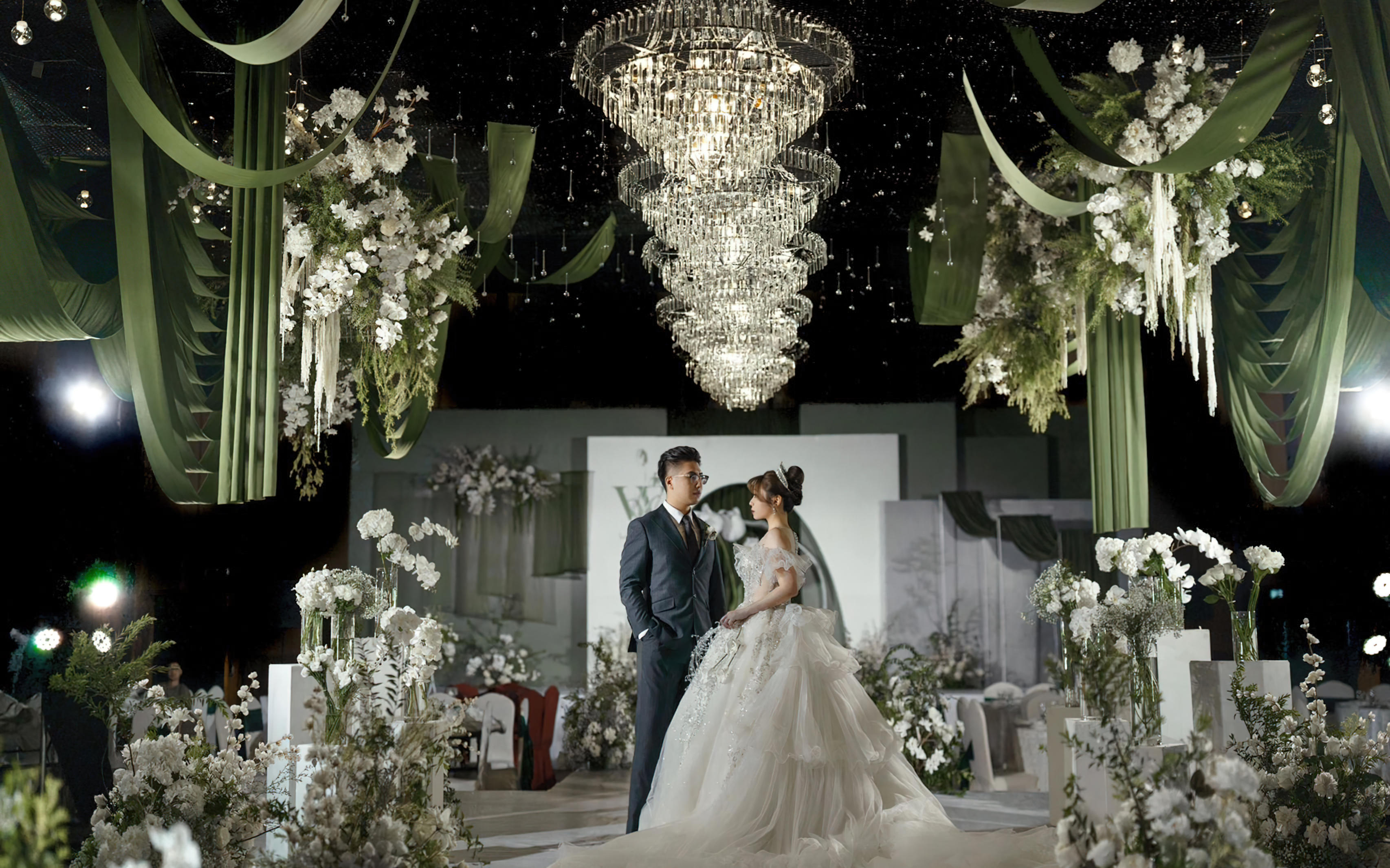 【海派婚礼】夏天的感觉牛油果绿婚礼