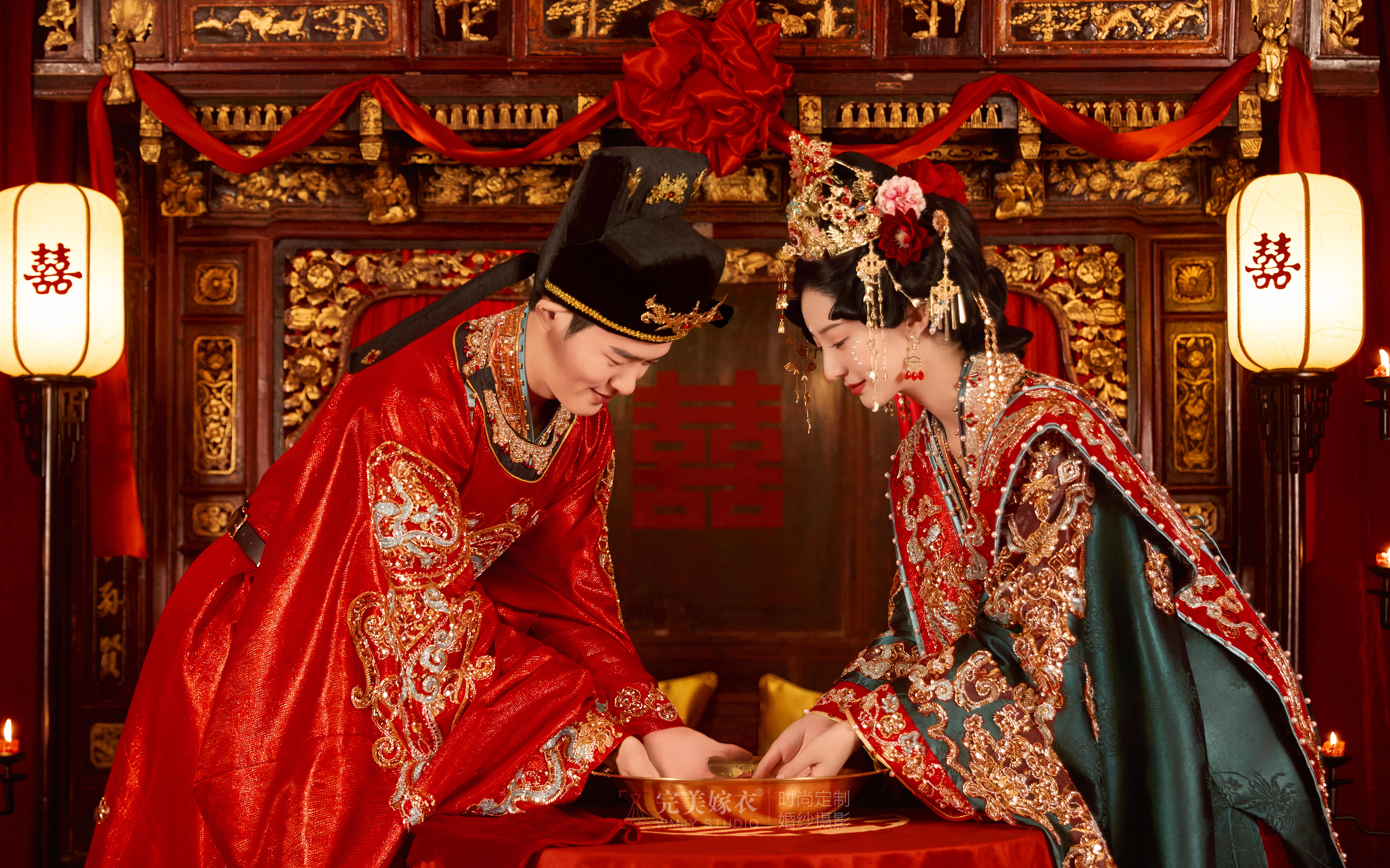 【迎亲】还原汉婚迎亲现场🔥汉服婚纱照这样拍绝了