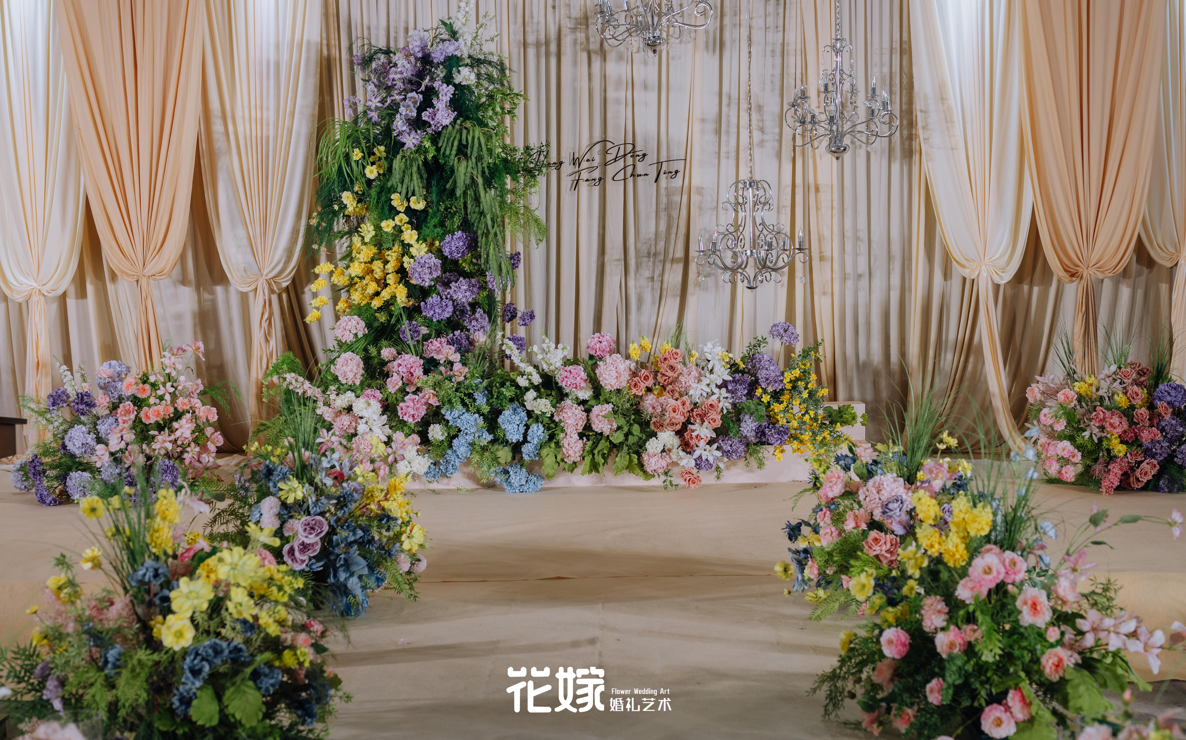 【花嫁婚禮】非常滿意的香檳色布?；槎Y??敲溫柔
