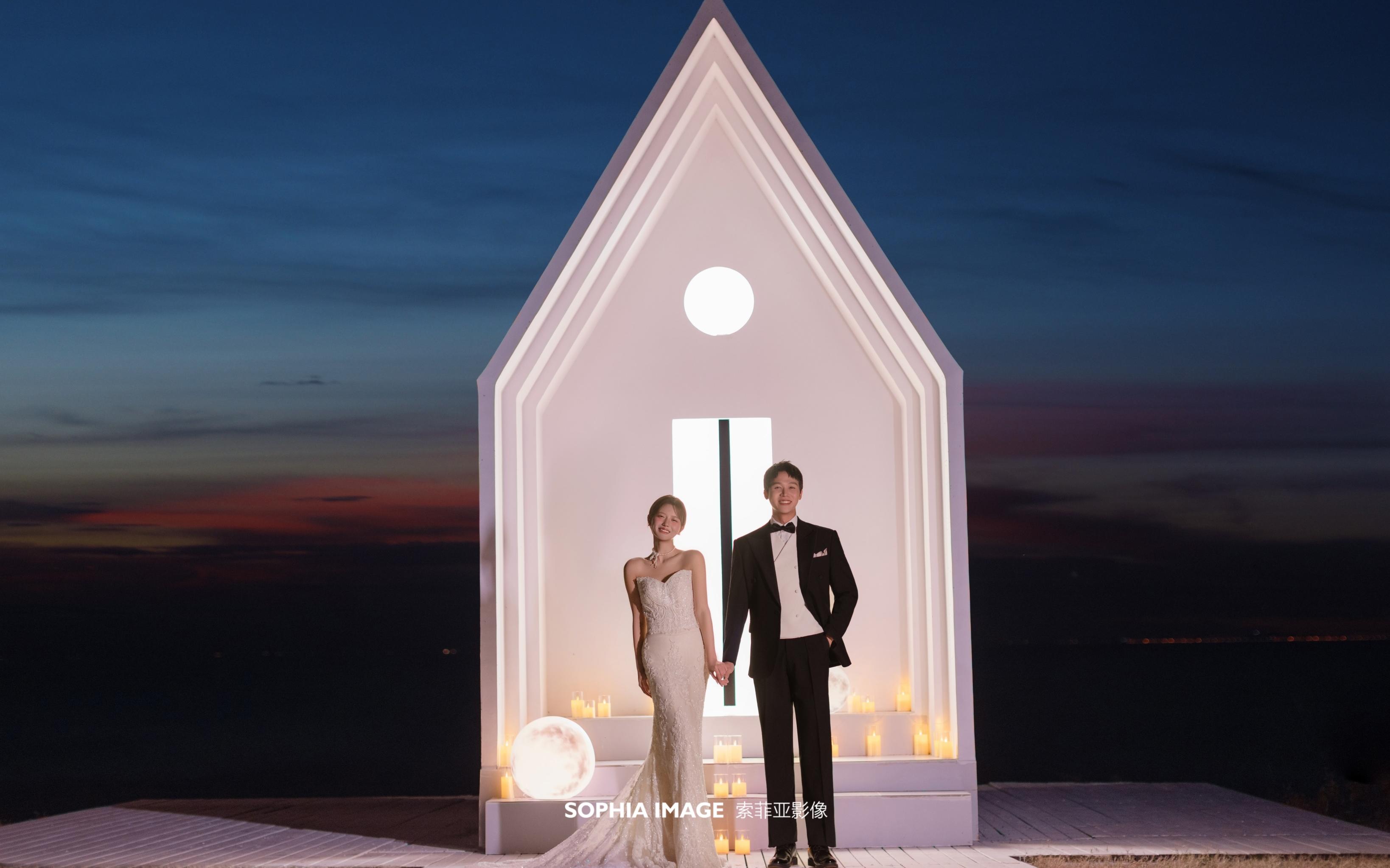 月之礼堂🌙夜景婚纱照·仪式感拉满的浪漫