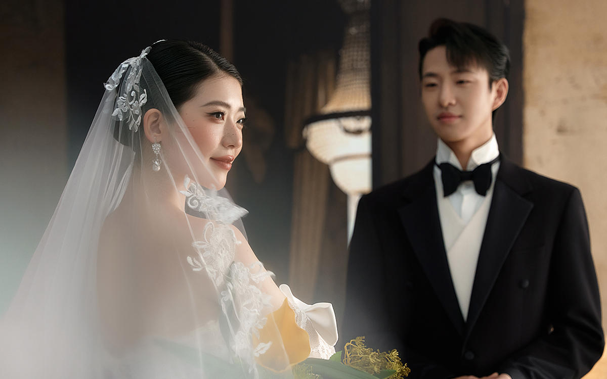 老钱婚纱照✨美到犯规的高级复古感