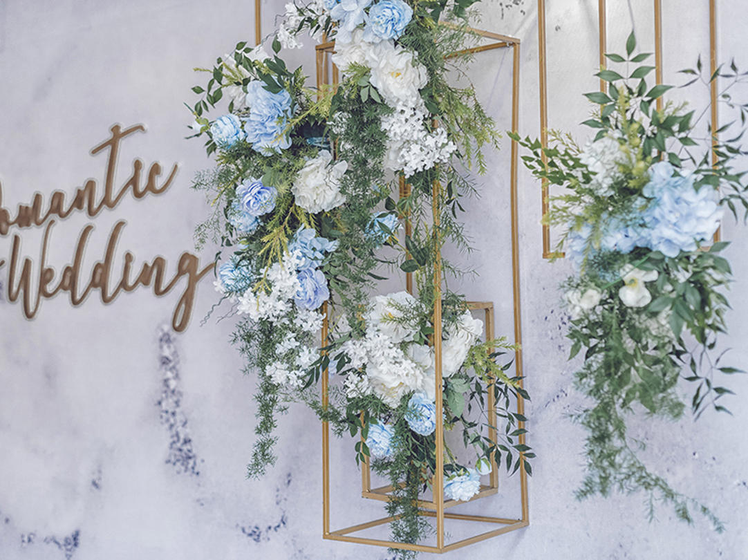 【花伴婚礼】·简约小清新大理石风婚礼