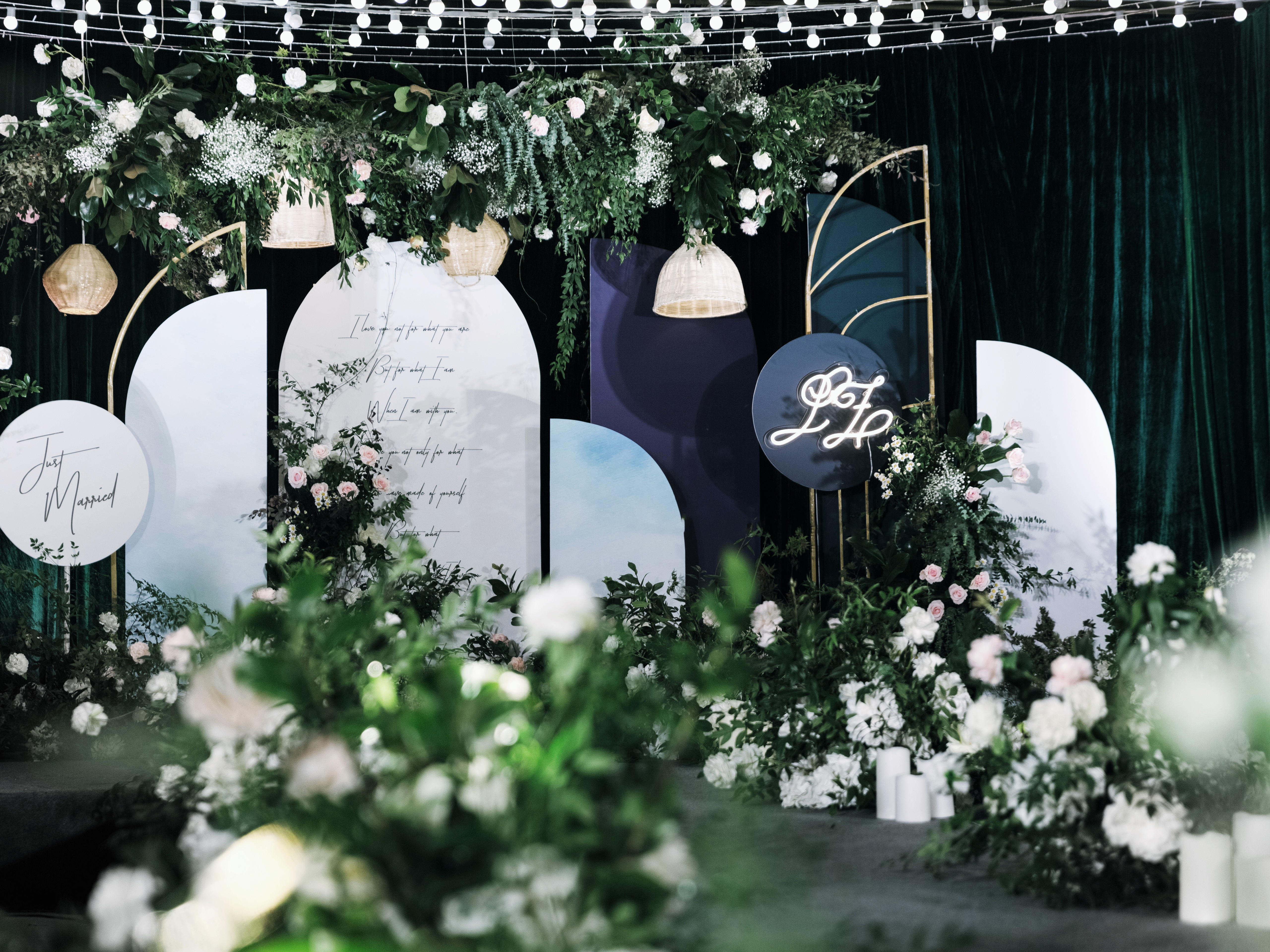 【唯梦婚礼】-森系真叶现场 一价全包