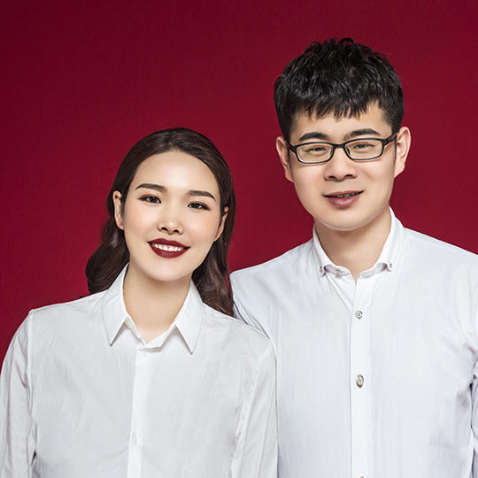 化妆加拍摄底片精修3张结婚登记照